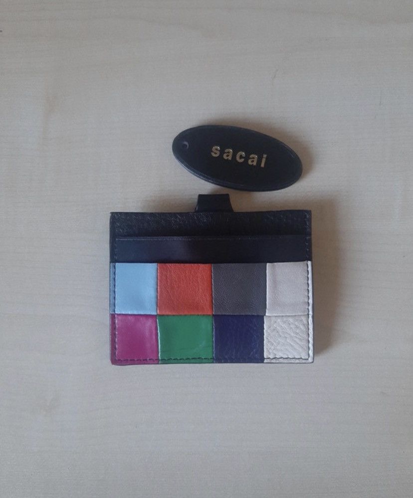 Sacai Leather Card Holder