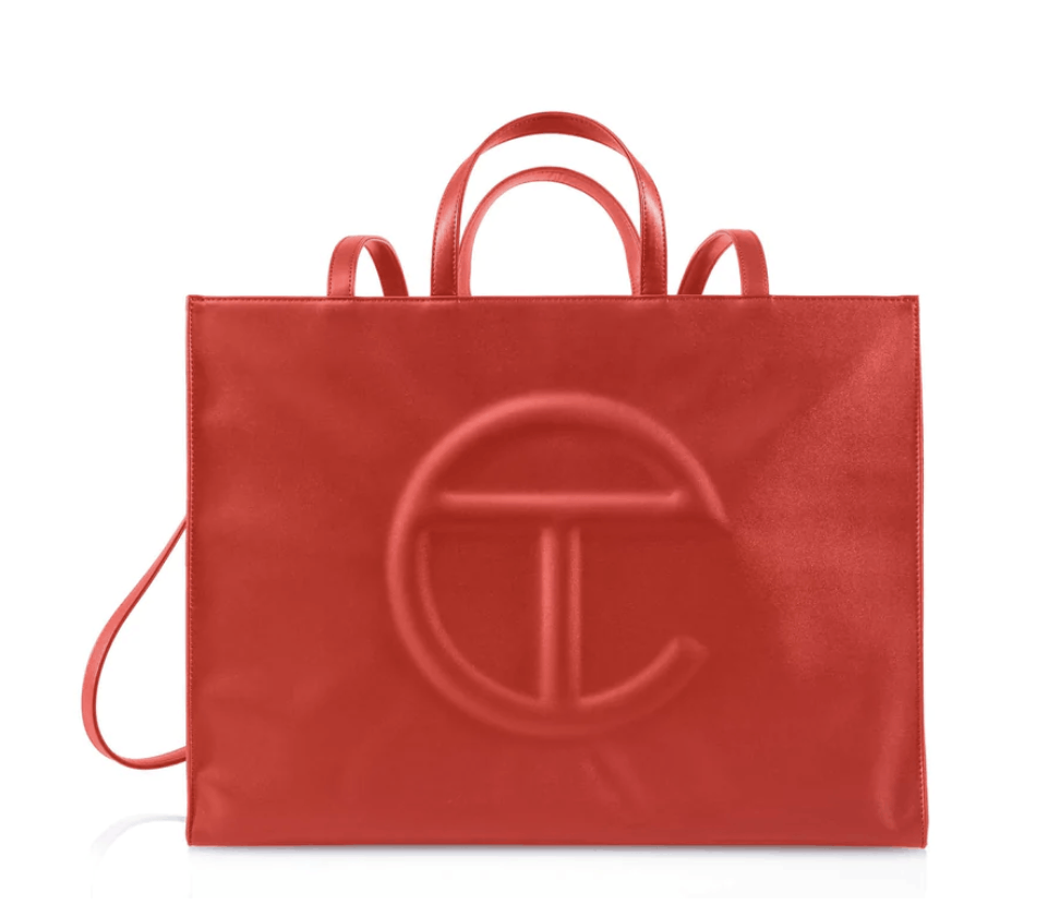 Telfar telfar large shopping bag tote-red Size ONE SIZE - 2 Thumbnail