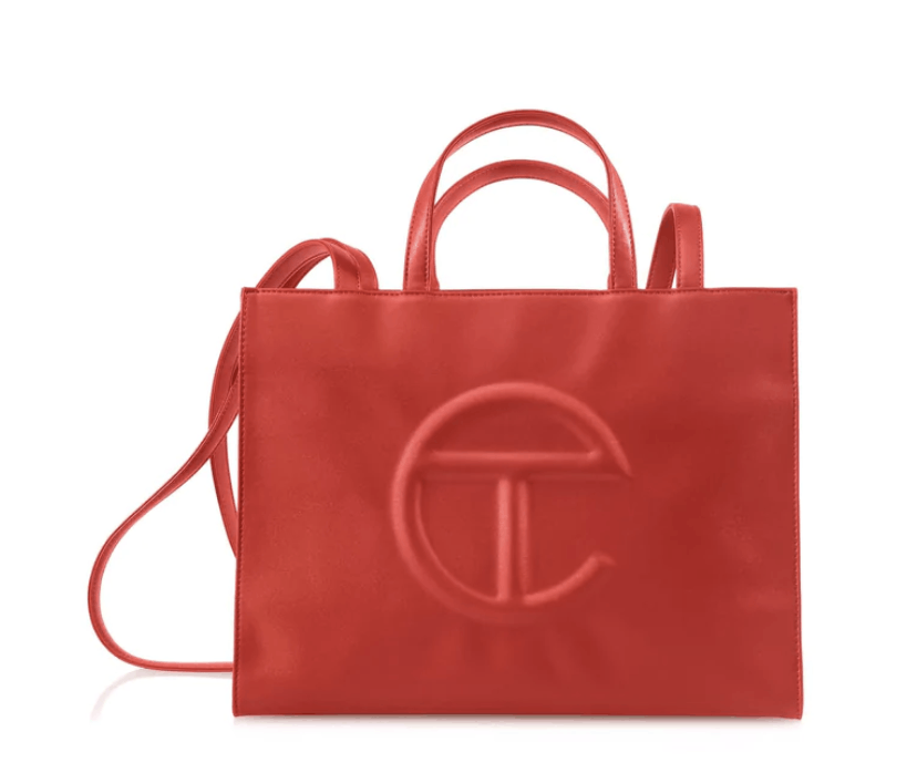 Telfar medium shopping bag tote -red Size ONE SIZE - 1 Thumbnail