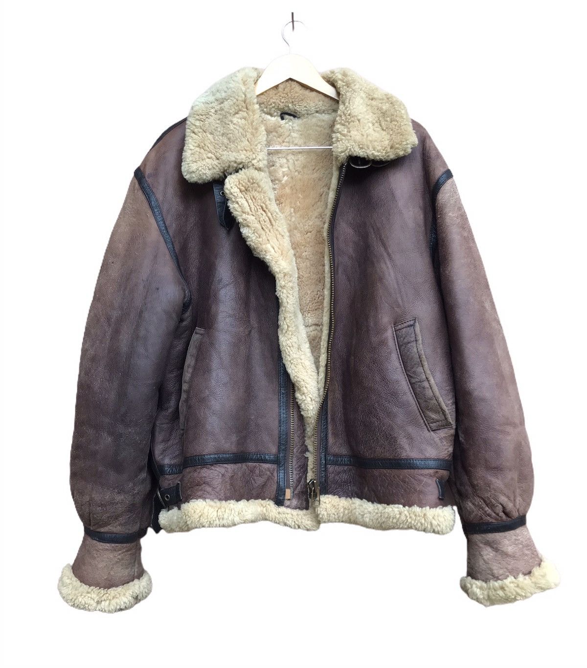 Genuine Leather B3 Military Shearling Winter Session Sheepskin Coat Size US M / EU 48-50 / 2 - 2 Thumbnail