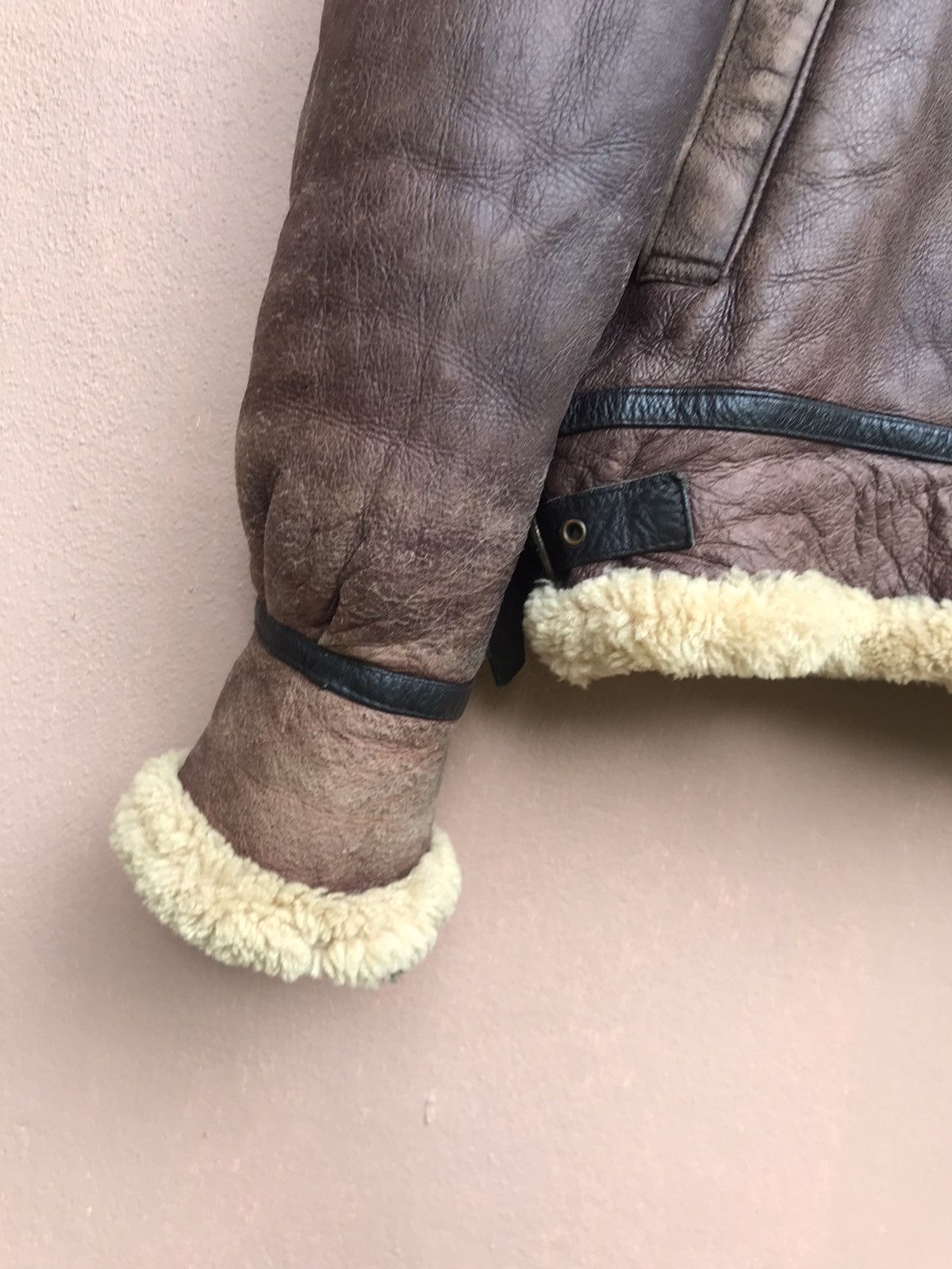 Genuine Leather B3 Military Shearling Winter Session Sheepskin Coat Size US M / EU 48-50 / 2 - 8 Thumbnail