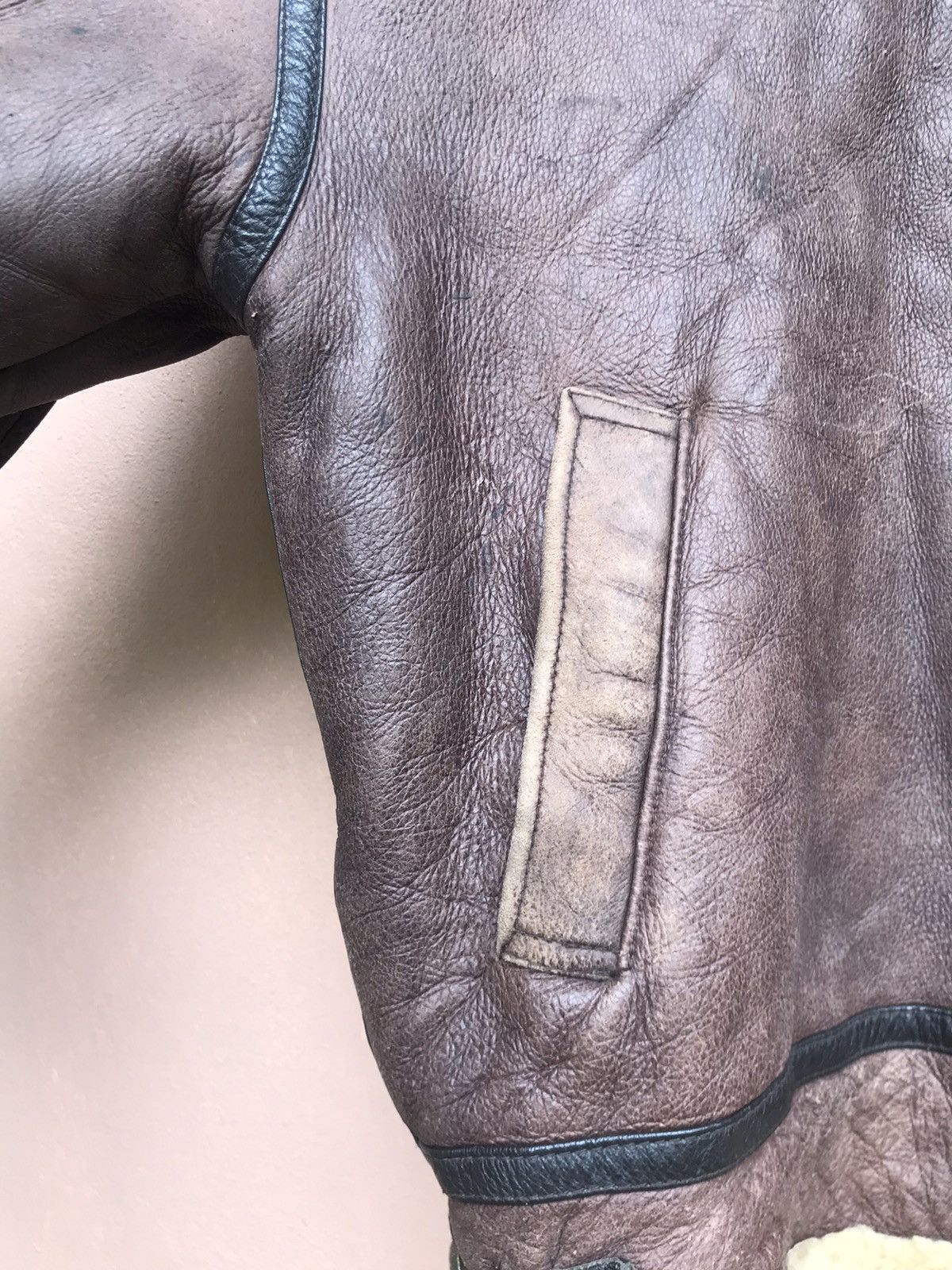 Genuine Leather B3 Military Shearling Winter Session Sheepskin Coat Size US M / EU 48-50 / 2 - 10 Thumbnail