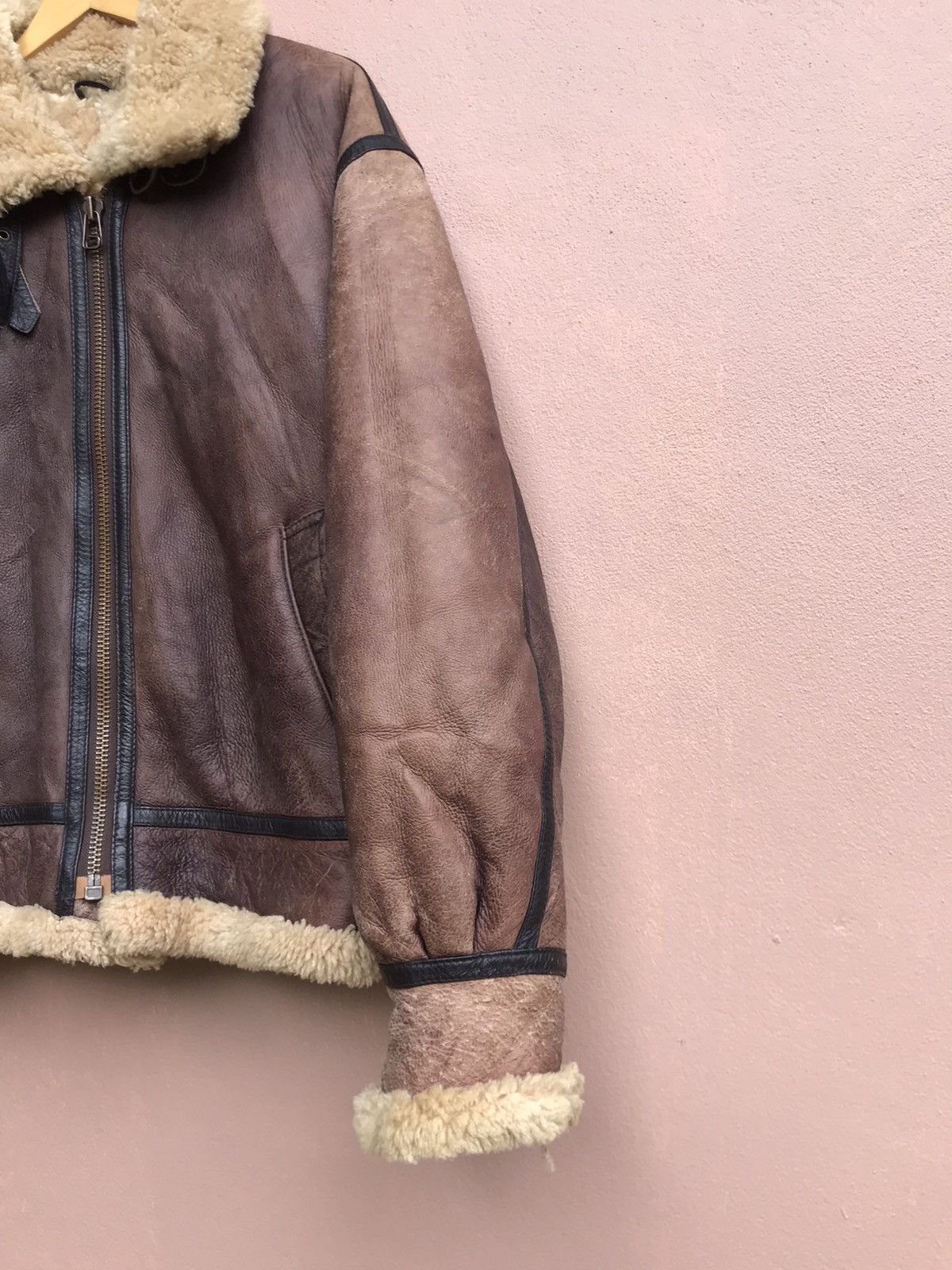Genuine Leather B3 Military Shearling Winter Session Sheepskin Coat Size US M / EU 48-50 / 2 - 5 Thumbnail