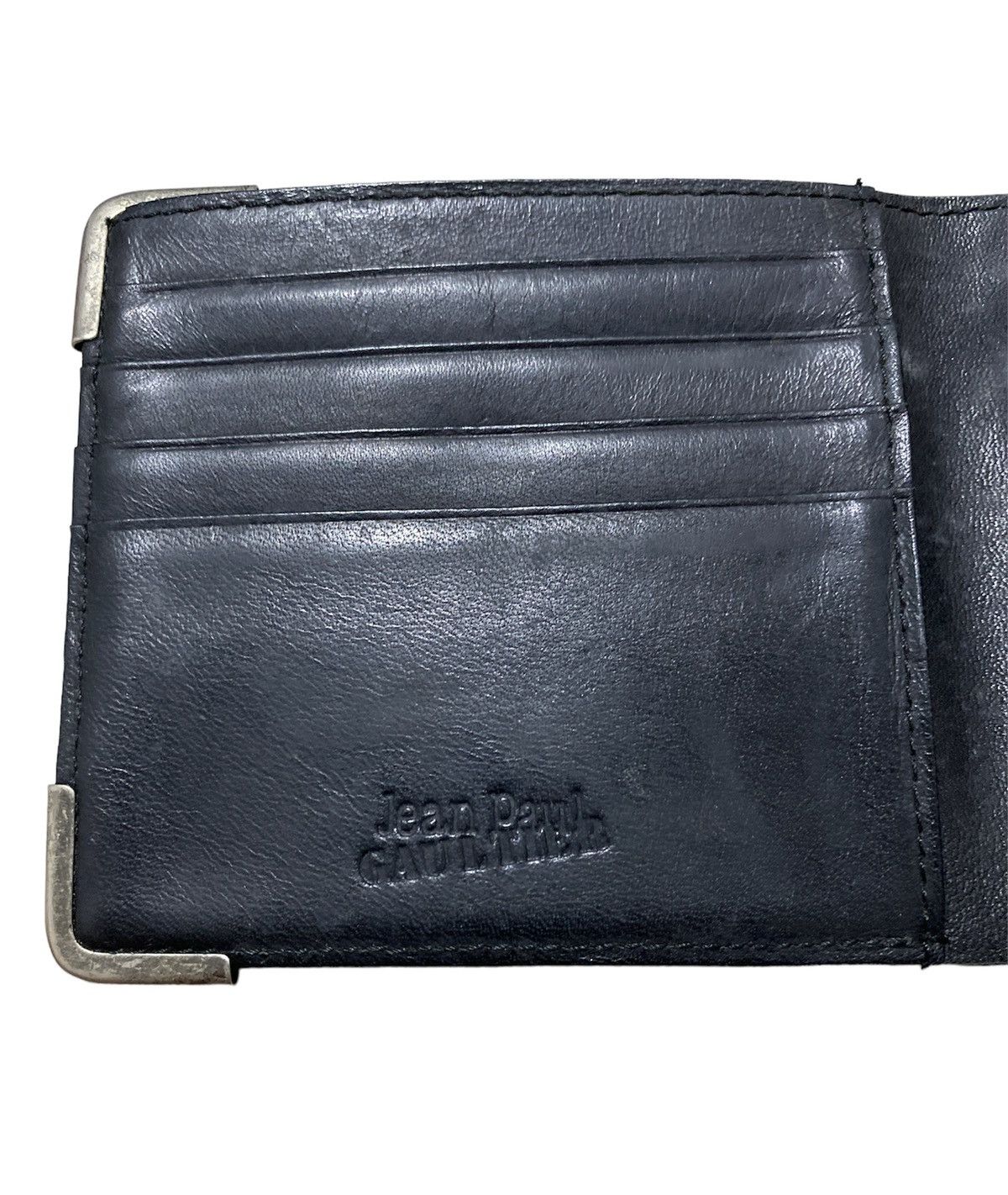 Jean Paul Gaultier Jean Paul Gaultier Spell out Leather Wallet Size ONE SIZE - 5 Thumbnail