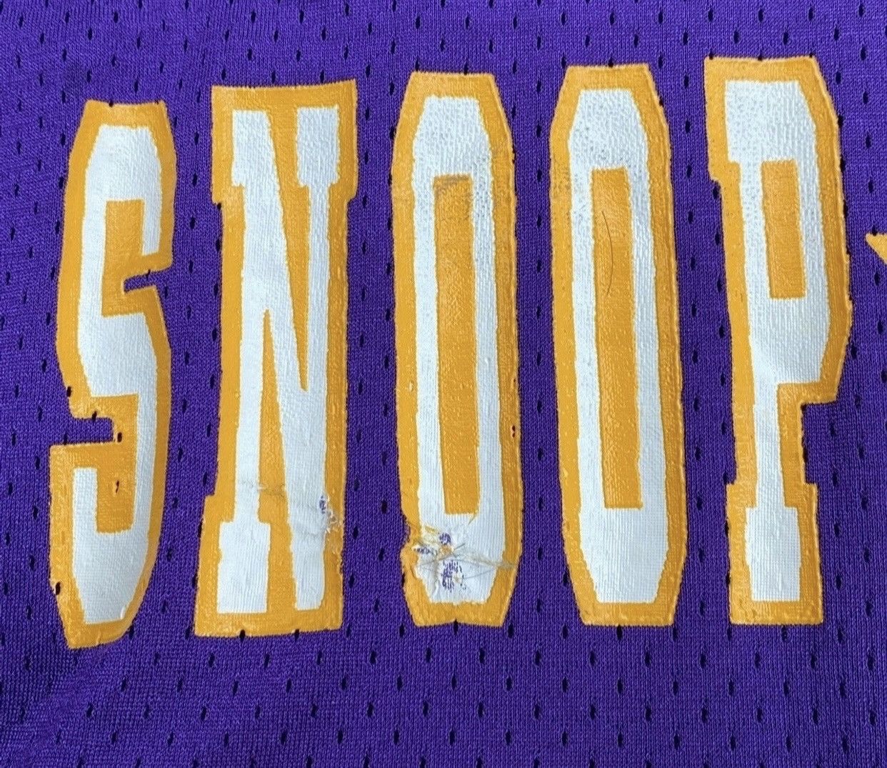 NBA Vintage Snoop Dogg Lakers Adidas Jersey Size L / US 10 / IT 46 - 3 Thumbnail