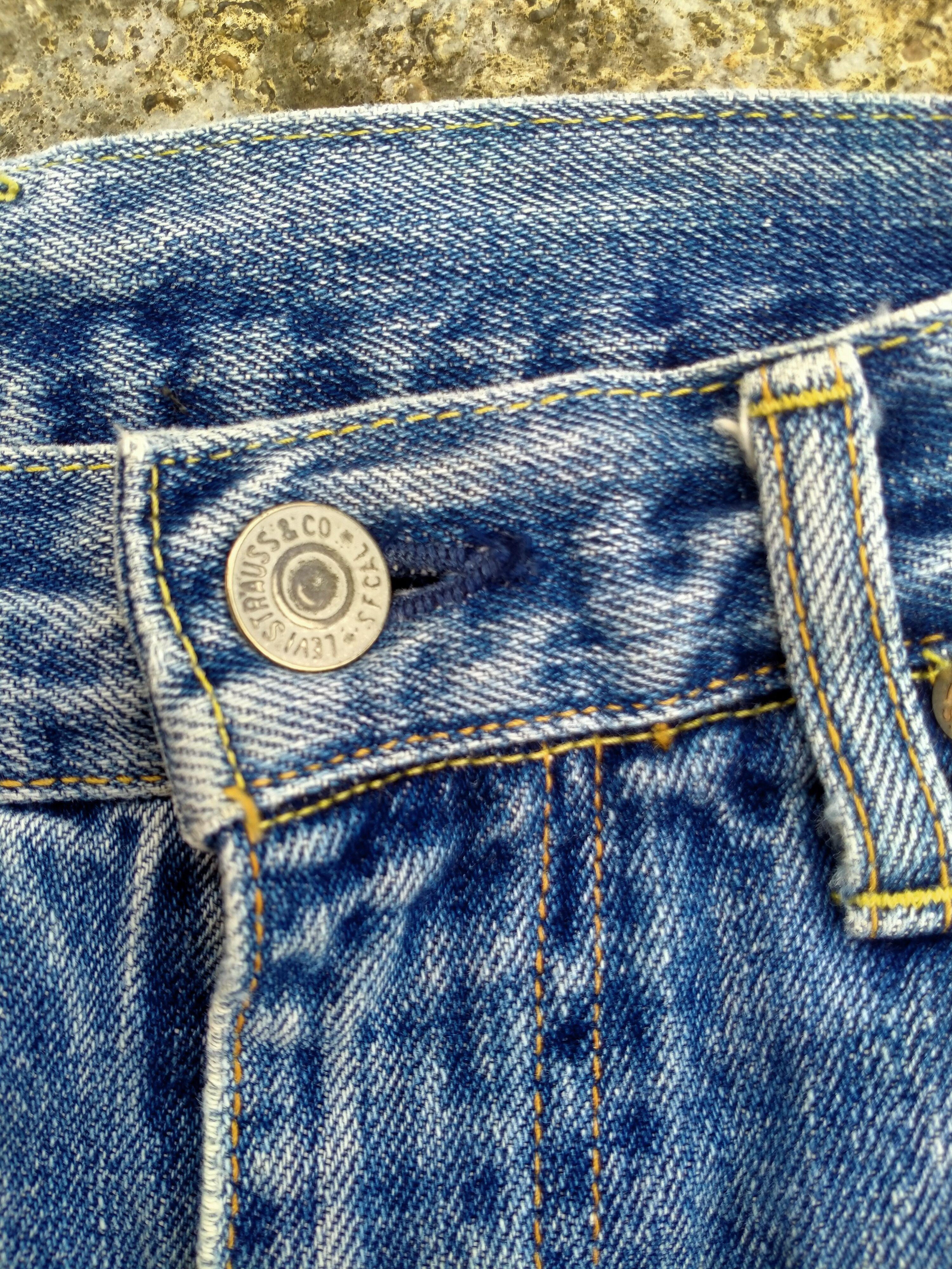 Levi's DISTRESSED LEVIS 502XX J22 BIG E SELVEDGE DENIM Size US 32 / EU 48 - 3 Thumbnail