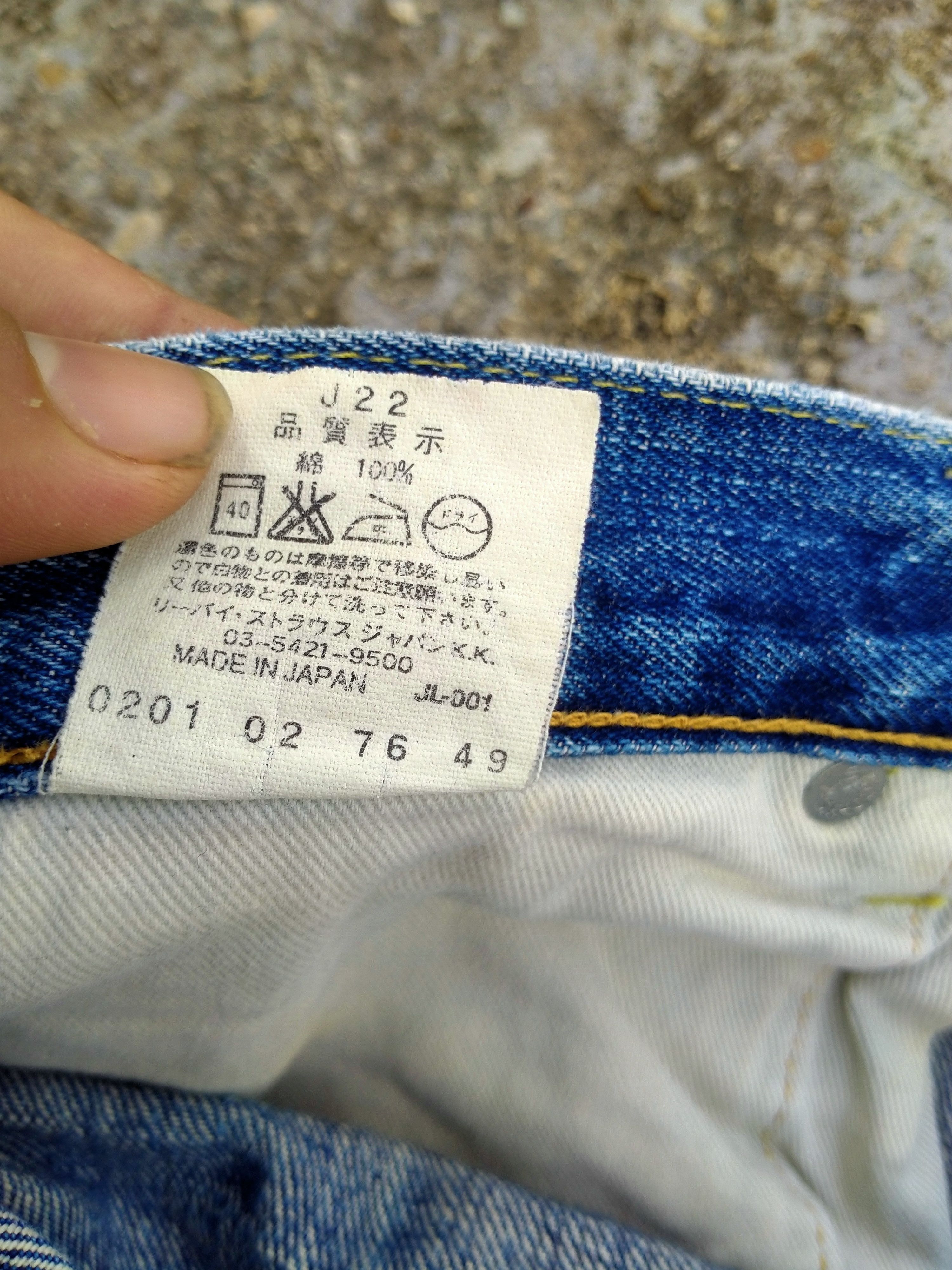 Levi's DISTRESSED LEVIS 502XX J22 BIG E SELVEDGE DENIM Size US 32 / EU 48 - 7 Thumbnail