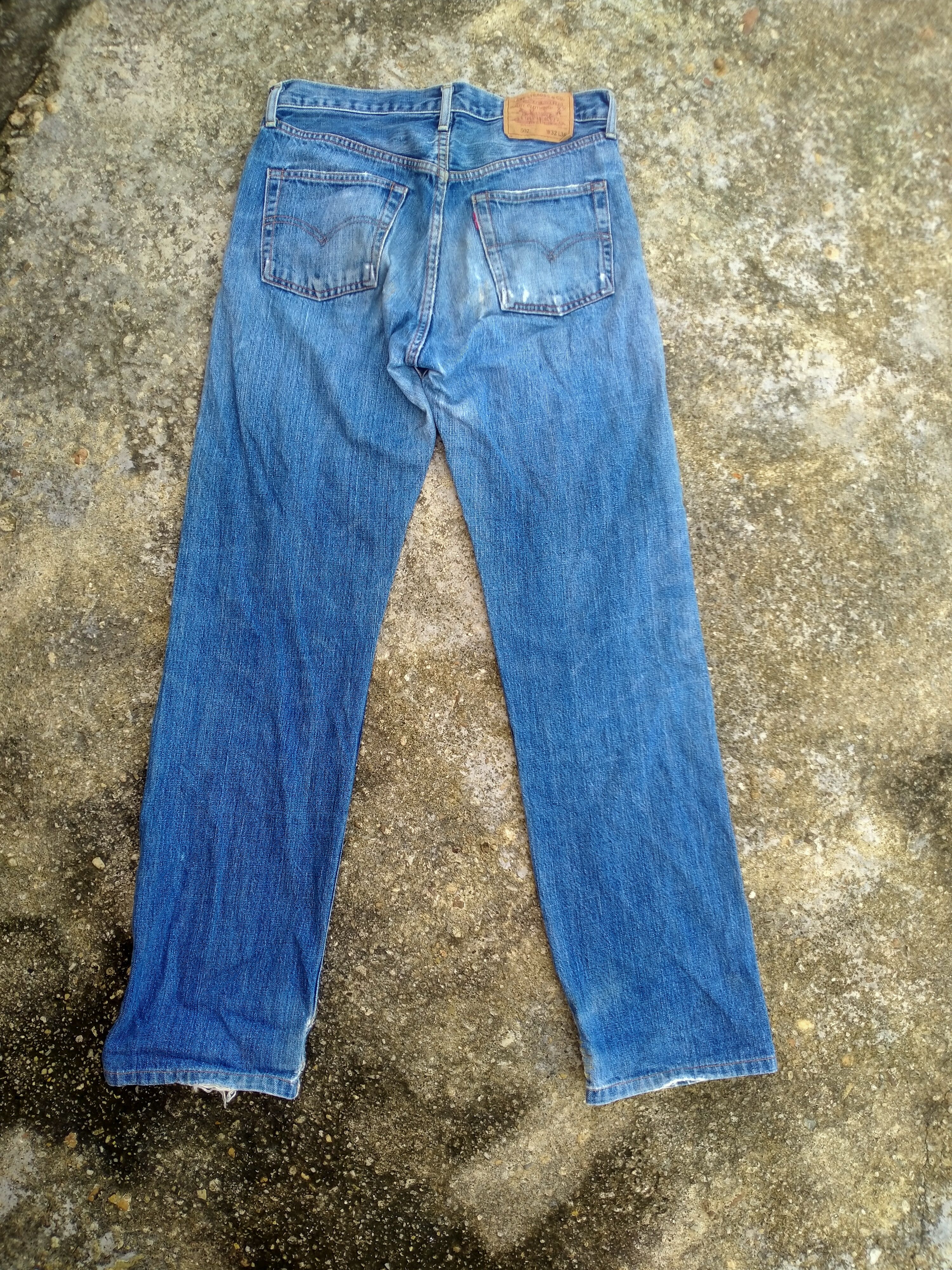 Levi's DISTRESSED LEVIS 502XX J22 BIG E SELVEDGE DENIM Size US 32 / EU 48 - 12 Thumbnail