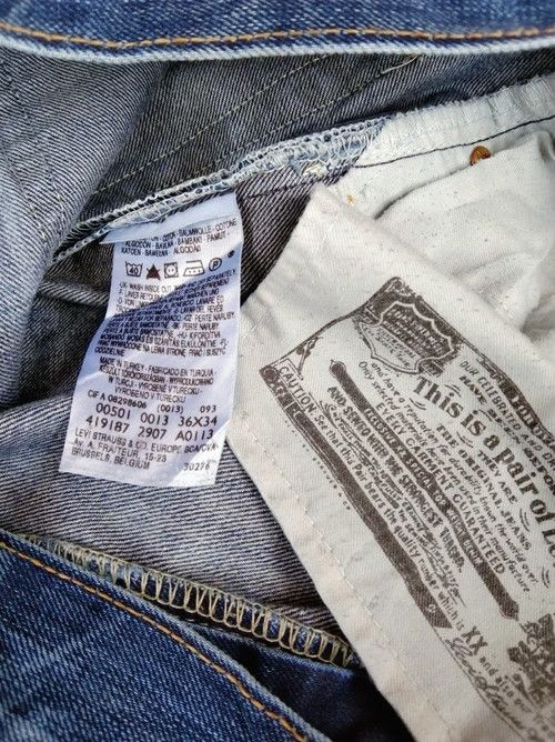 Levi's Vintage Levi's 501 Faded Blue Distressed Jeans 34x33 Size US 34 / EU 50 - 10 Thumbnail
