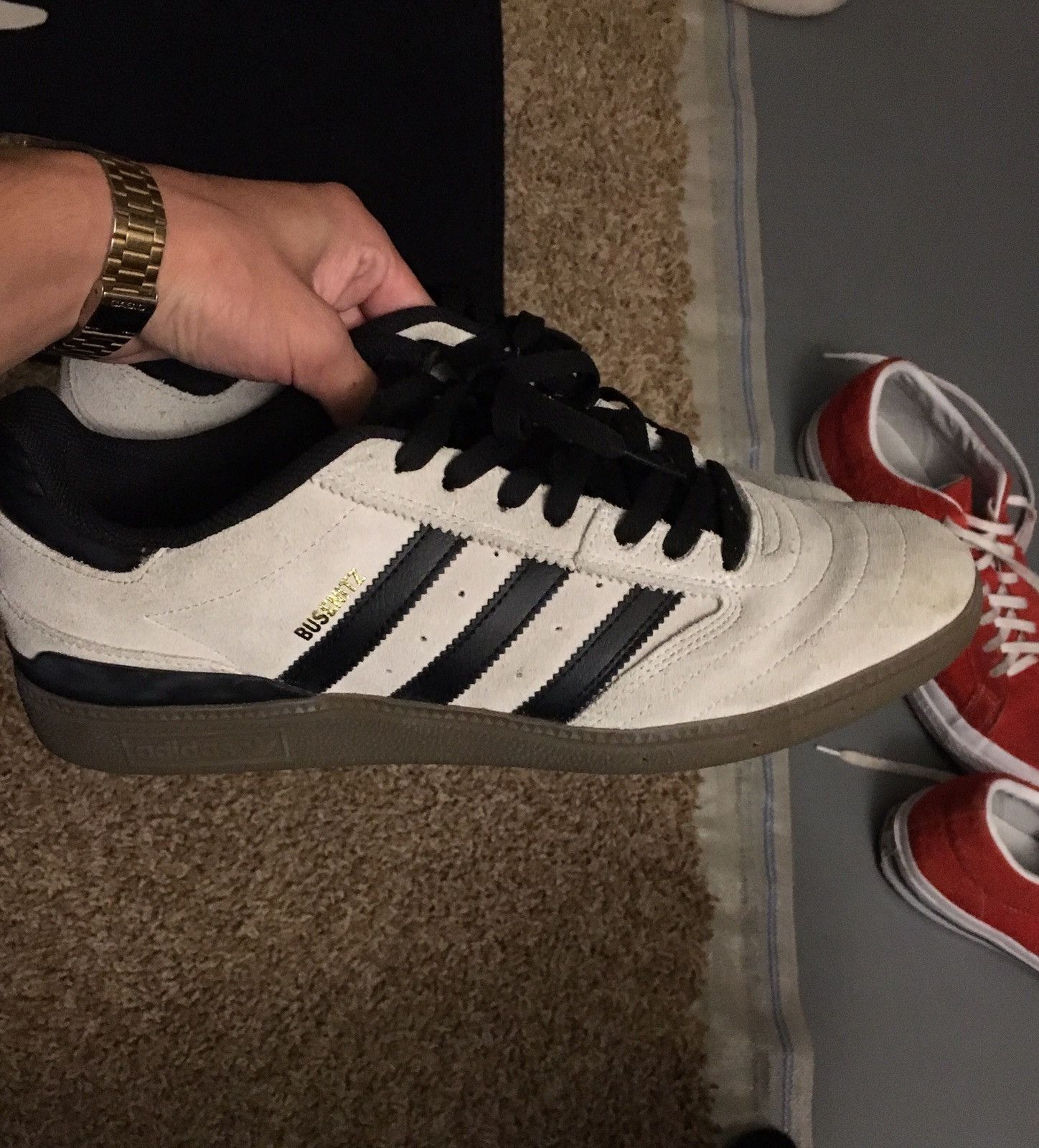 Adidas busenitz cut tongue best sale