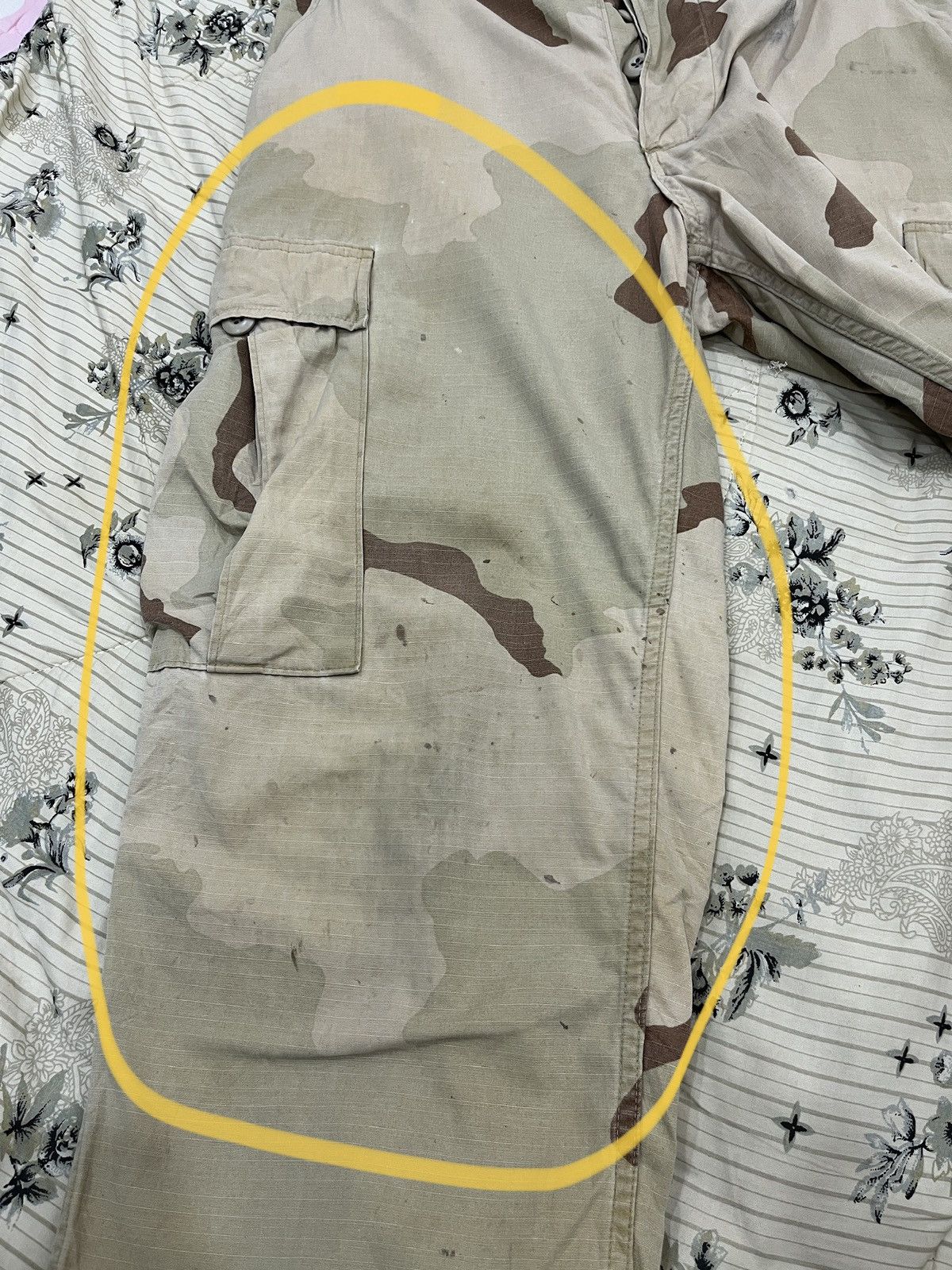 Vintage (Yy). VINTAGE MILITARY CAMOUFLAGE TACTICAL CARGO PANTS Size US 35 - 8 Thumbnail