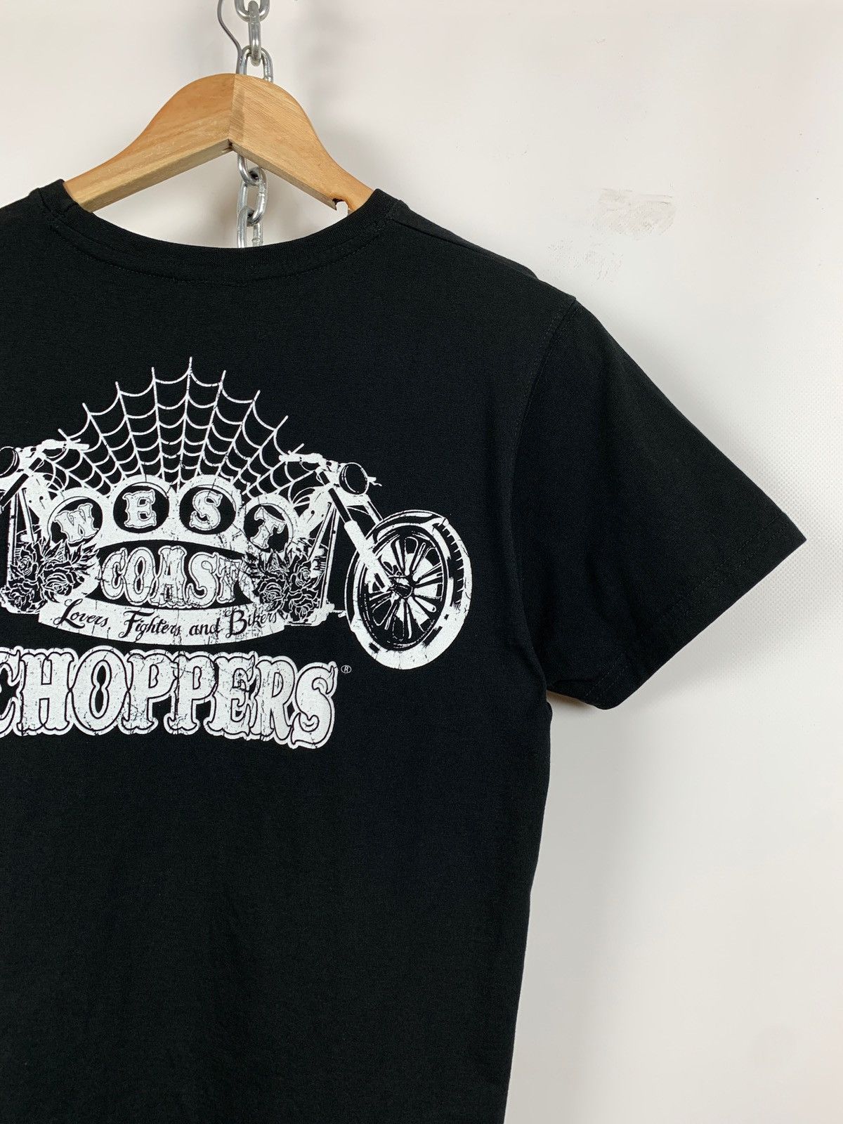 Vintage Vintage West Coast Choppers Black T-Shirt Size US S / EU 44-46 / 1 - 4 Thumbnail