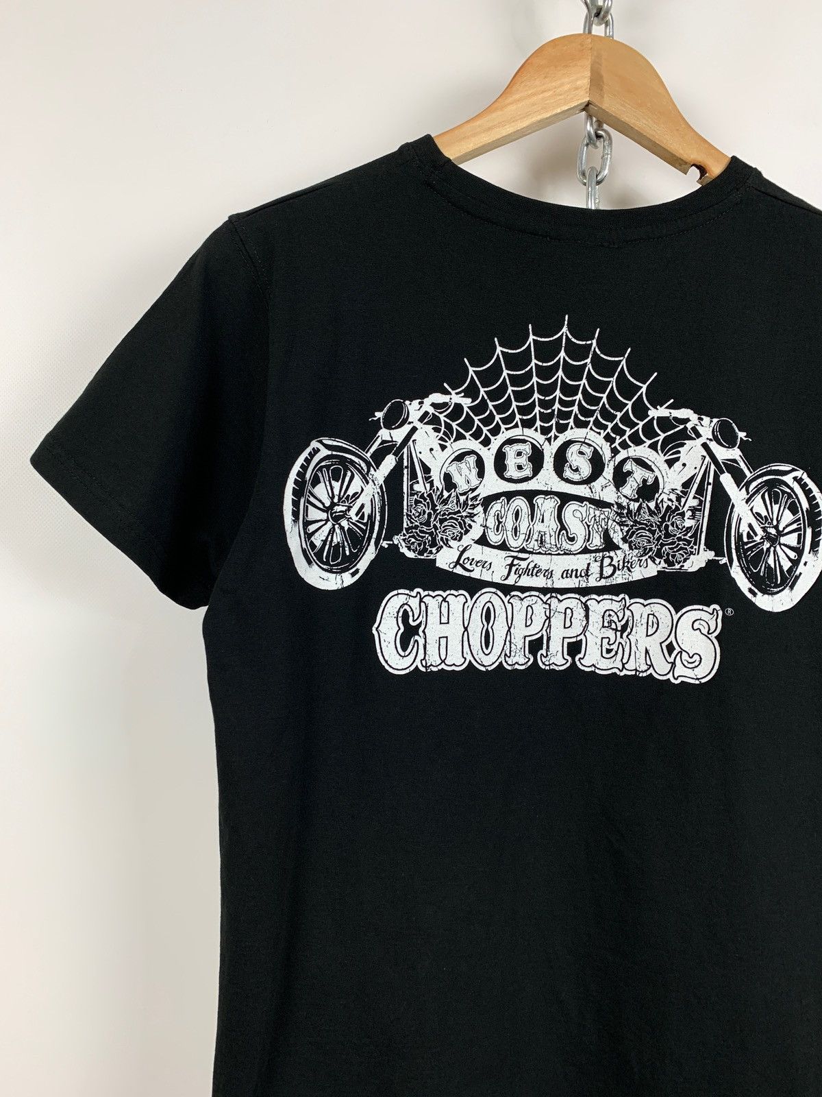 Vintage Vintage West Coast Choppers Black T-Shirt Size US S / EU 44-46 / 1 - 3 Thumbnail