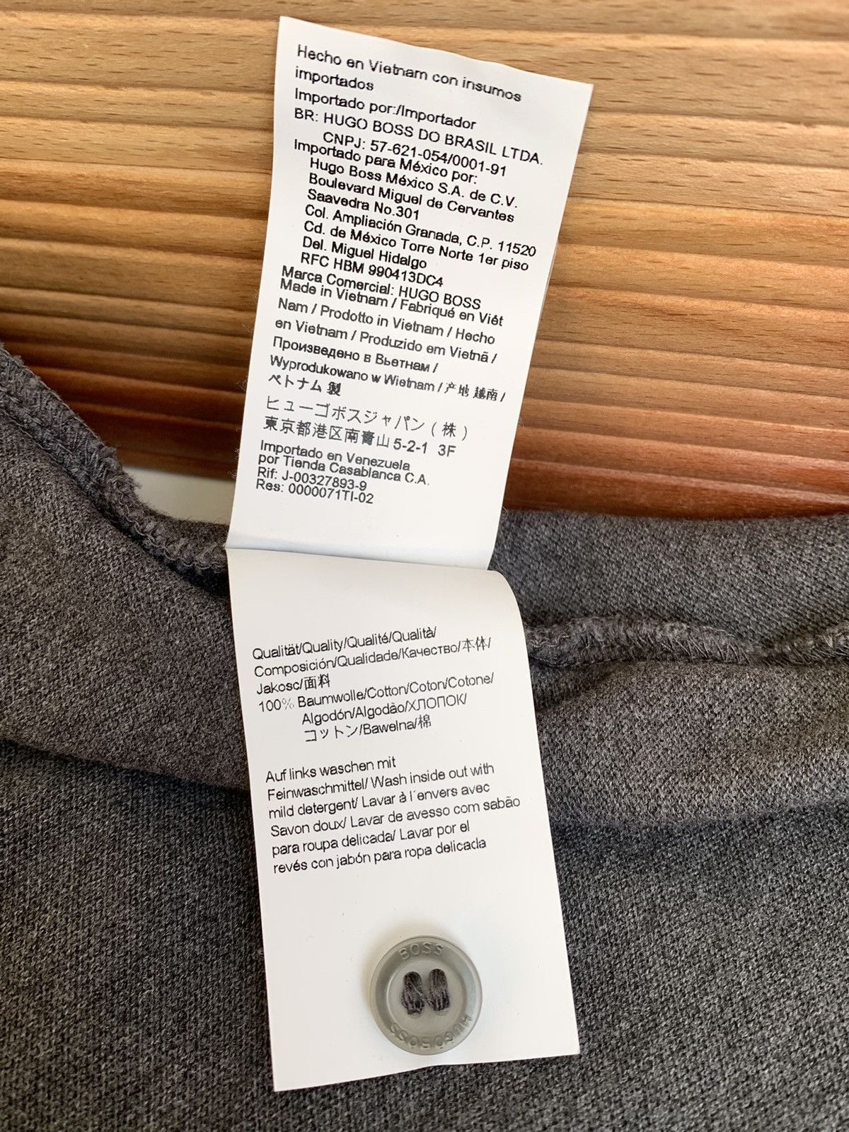 Hugo Boss Hugo Boss Polo Shirt Men’s Gray Size XL XXL Size US XXL / EU 58 / 5 - 9 Thumbnail