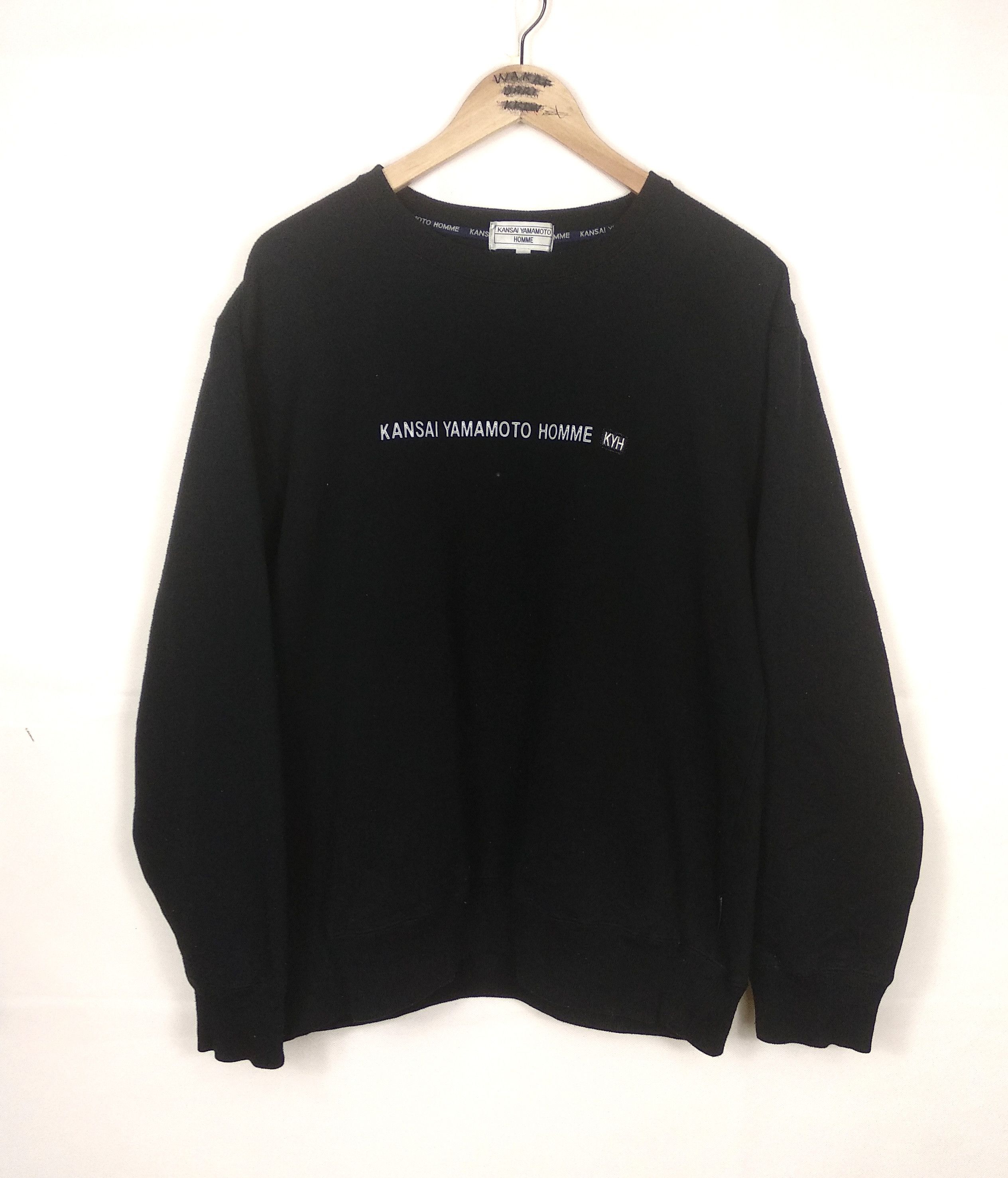 Japanese Brand × Kansai Yamamoto Kansai Yamamoto Homme Light Reflection Writing Sweatshirt Size US M / EU 48-50 / 2 - 1 Thumbnail