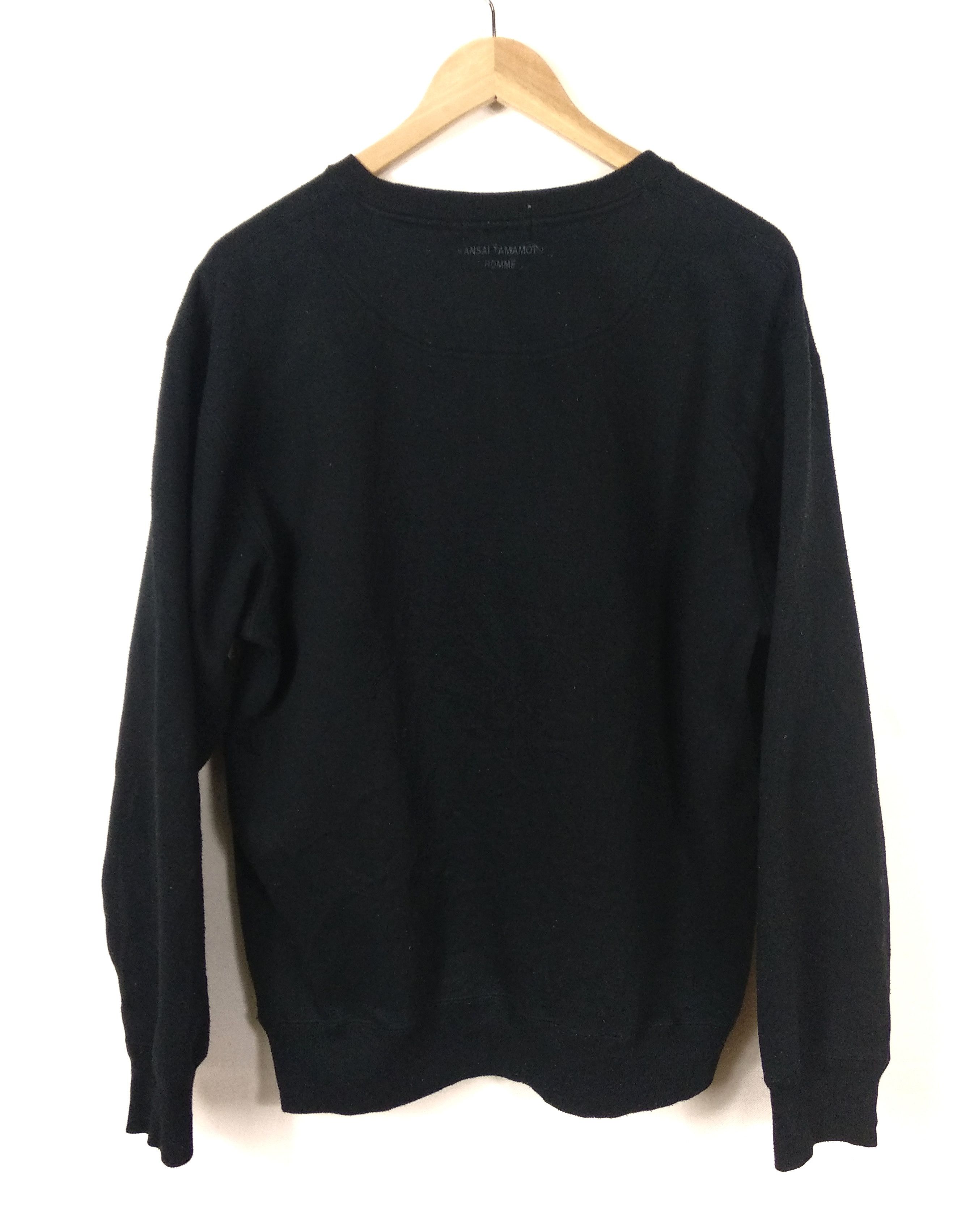 Japanese Brand × Kansai Yamamoto Kansai Yamamoto Homme Light Reflection Writing Sweatshirt Size US M / EU 48-50 / 2 - 2 Thumbnail
