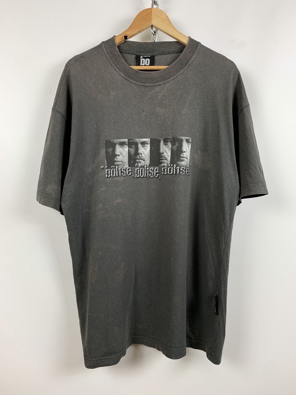 Band Tees Vintage Böhse Onkelz Faded Grey T-Shirt Size US XL / EU 56 / 4 - 1 Thumbnail