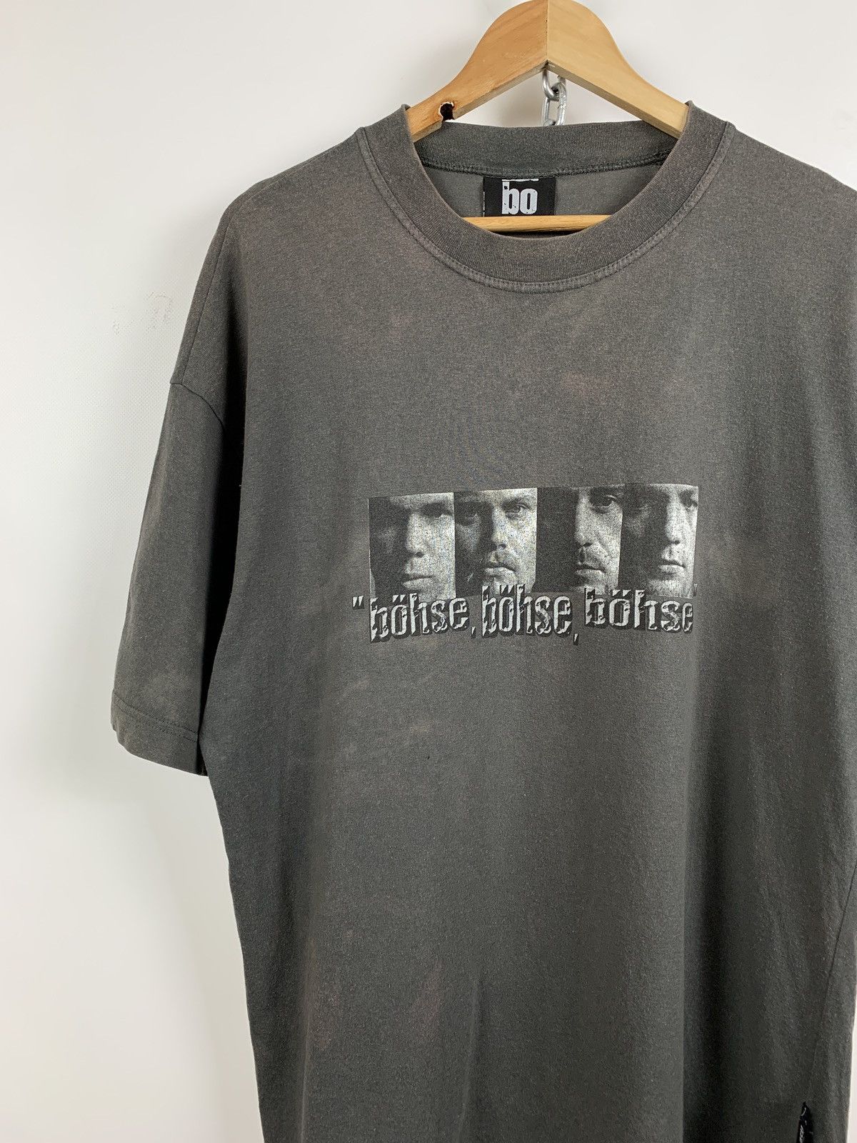 Band Tees Vintage Böhse Onkelz Faded Grey T-Shirt Size US XL / EU 56 / 4 - 3 Thumbnail