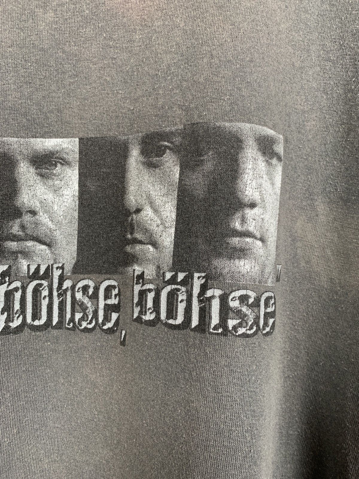 Band Tees Vintage Böhse Onkelz Faded Grey T-Shirt Size US XL / EU 56 / 4 - 6 Thumbnail