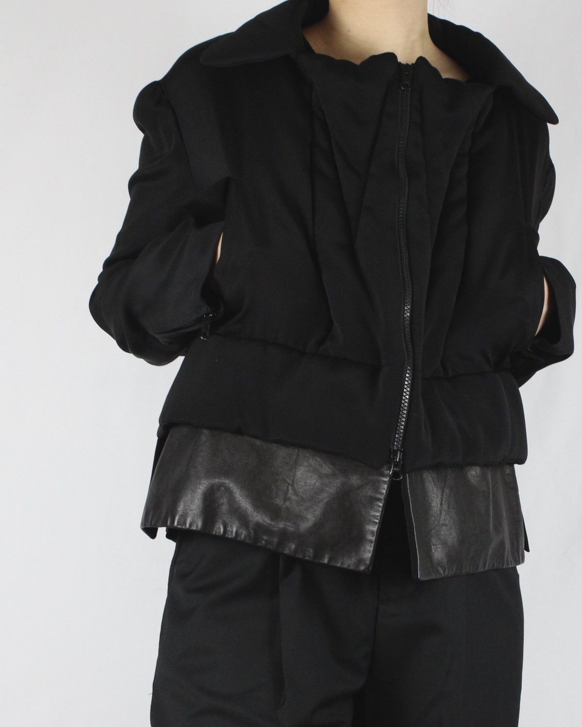 Yohji Yamamoto AW07 Layered Silk Jacket Size US S / EU 44-46 / 1 - 8 Thumbnail