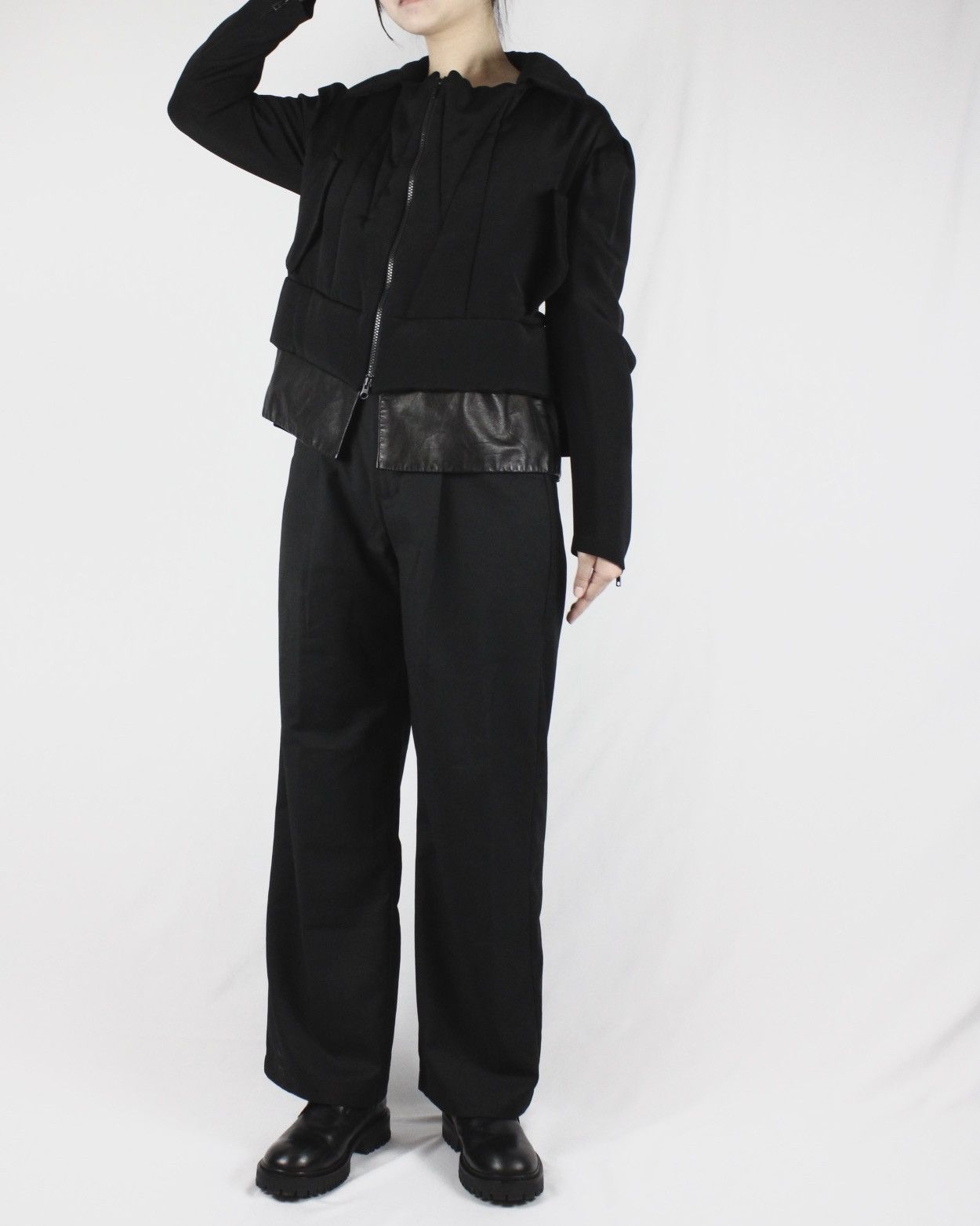 Yohji Yamamoto AW07 Layered Silk Jacket Size US S / EU 44-46 / 1 - 6 Thumbnail