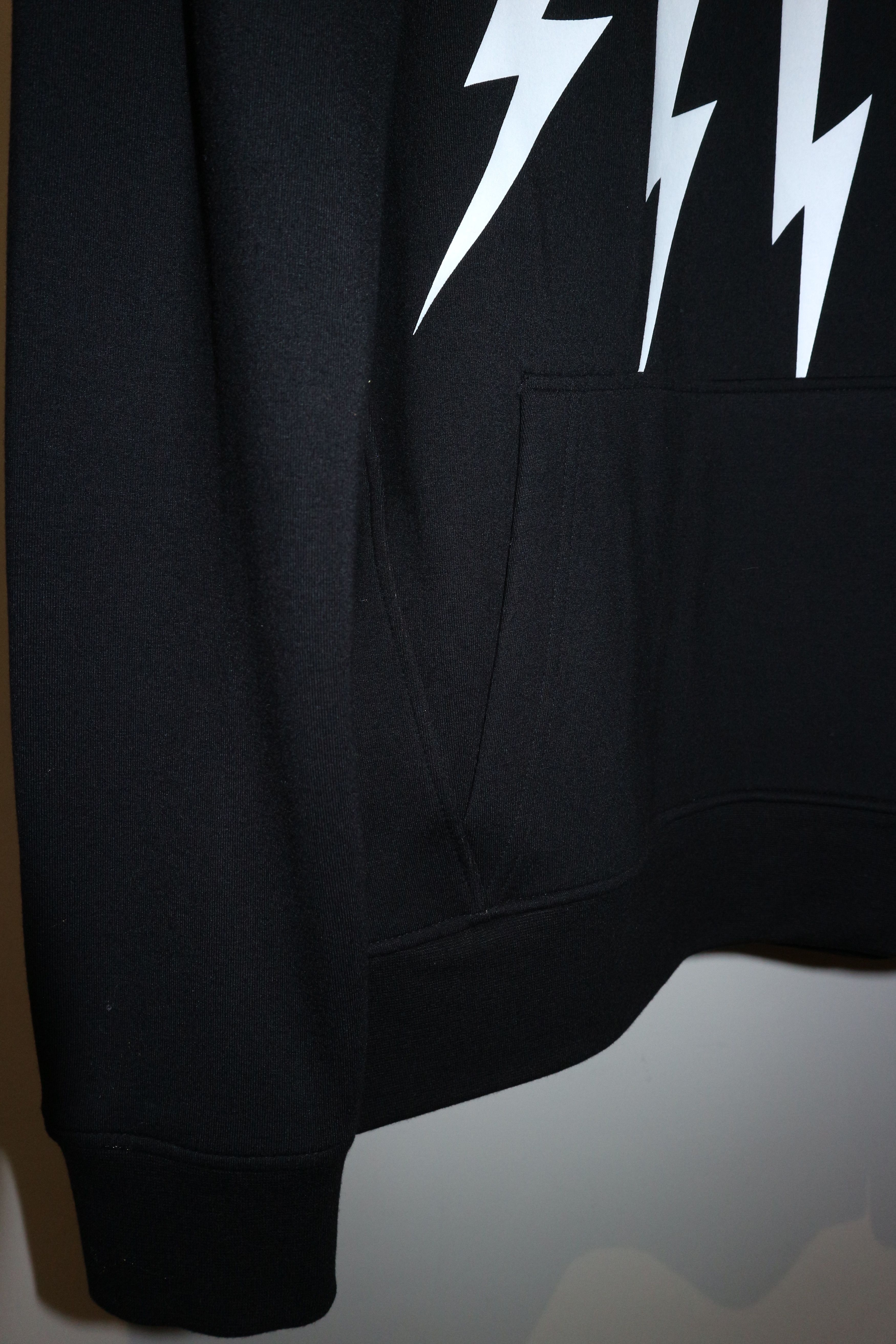 Neil Barrett Lightning bolt print neoprene sweatshirt Size US L / EU 52-54 / 3 - 5 Thumbnail