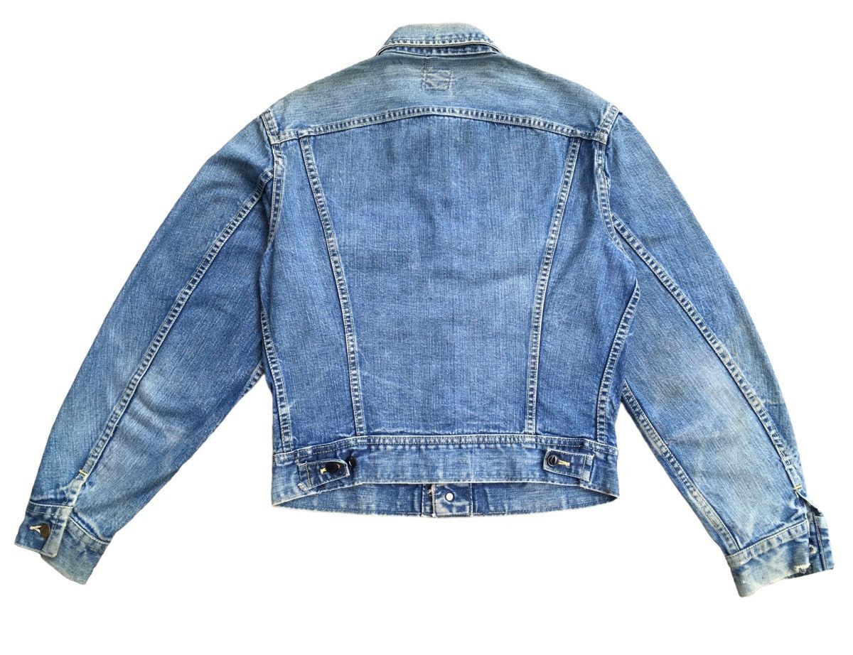 Lee Rare Vintage Brand Lee Sanforized Distressed Jacket 1960s Size US M / EU 48-50 / 2 - 2 Thumbnail