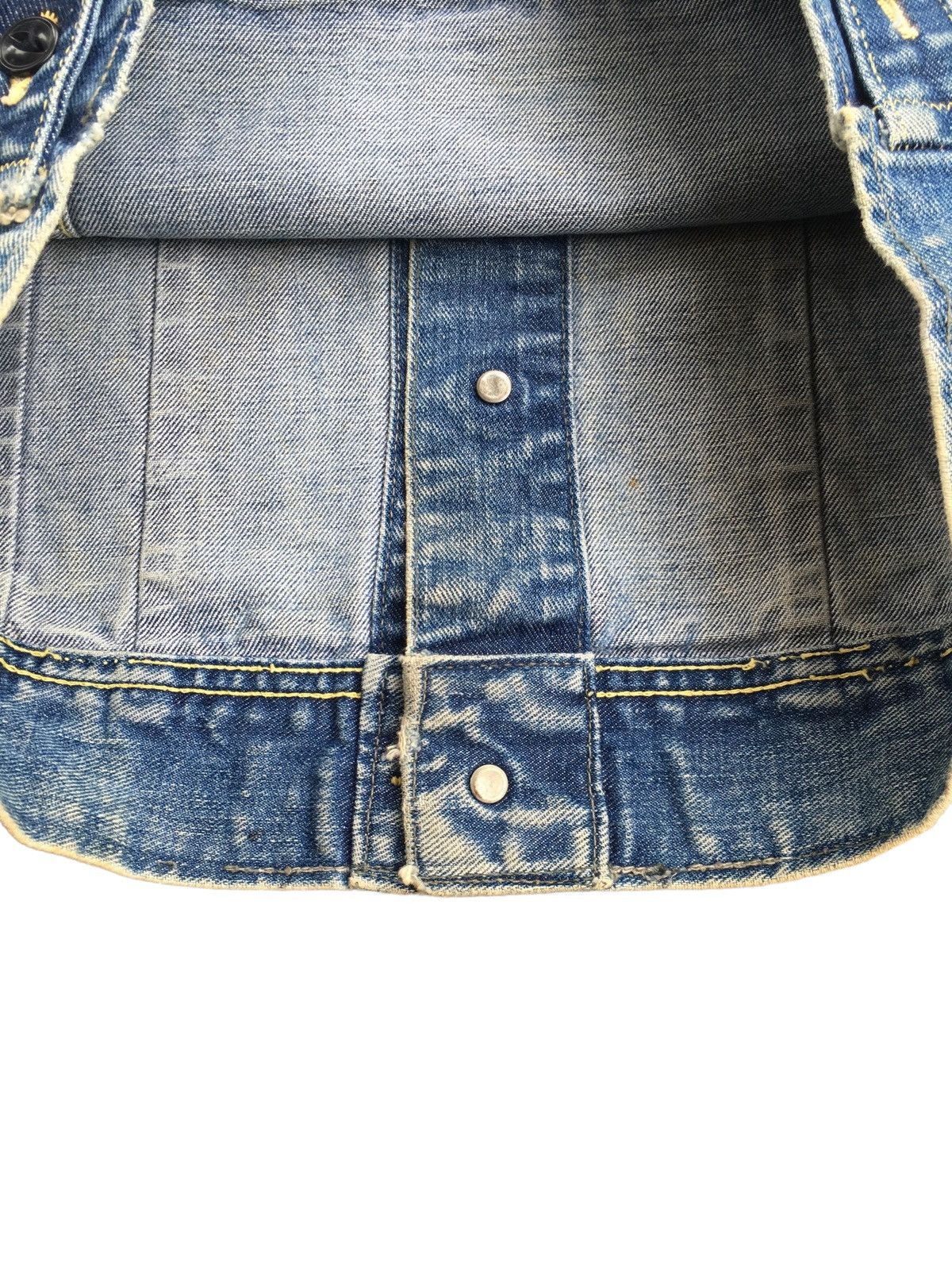 Lee Rare Vintage Brand Lee Sanforized Distressed Jacket 1960s Size US M / EU 48-50 / 2 - 9 Thumbnail