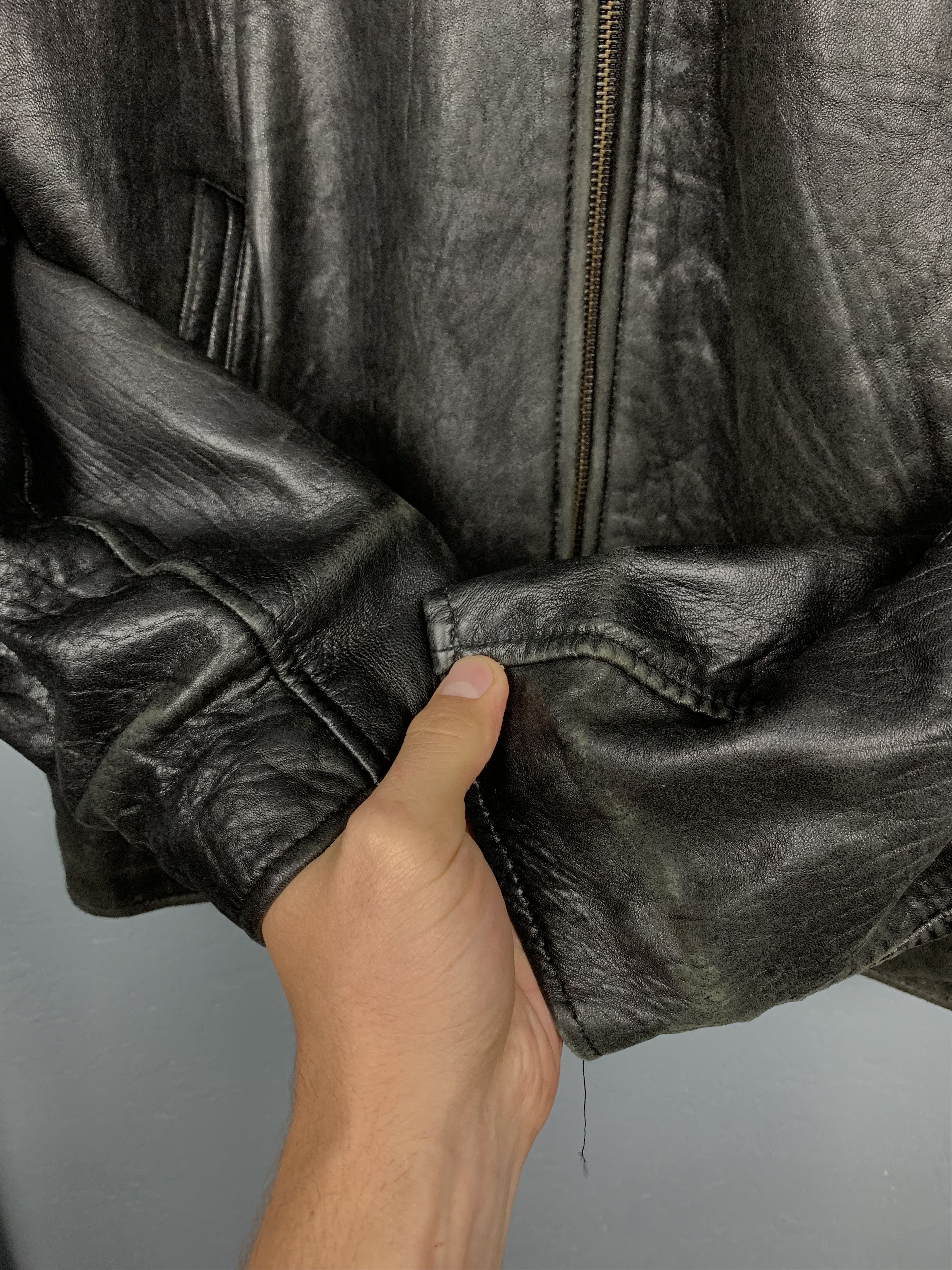 Disney Vintage Planet Hollywood Leather Bomber Jacket Size US XL / EU 56 / 4 - 5 Thumbnail
