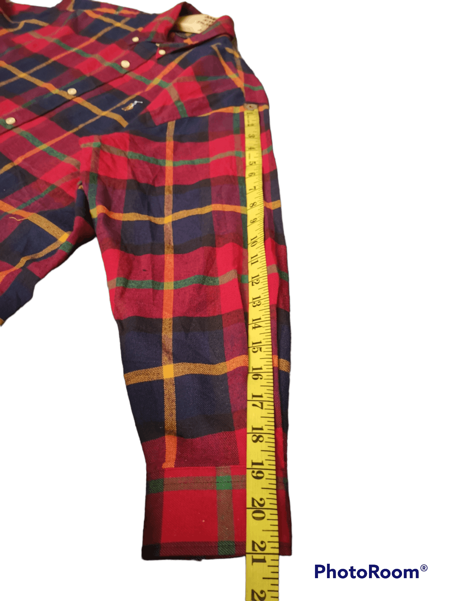 Flannel × Polo Ralph Lauren × Ralph Lauren 💎Luxury Polo International Flannel Button Up Shirt Size US S / EU 44-46 / 1 - 7 Thumbnail