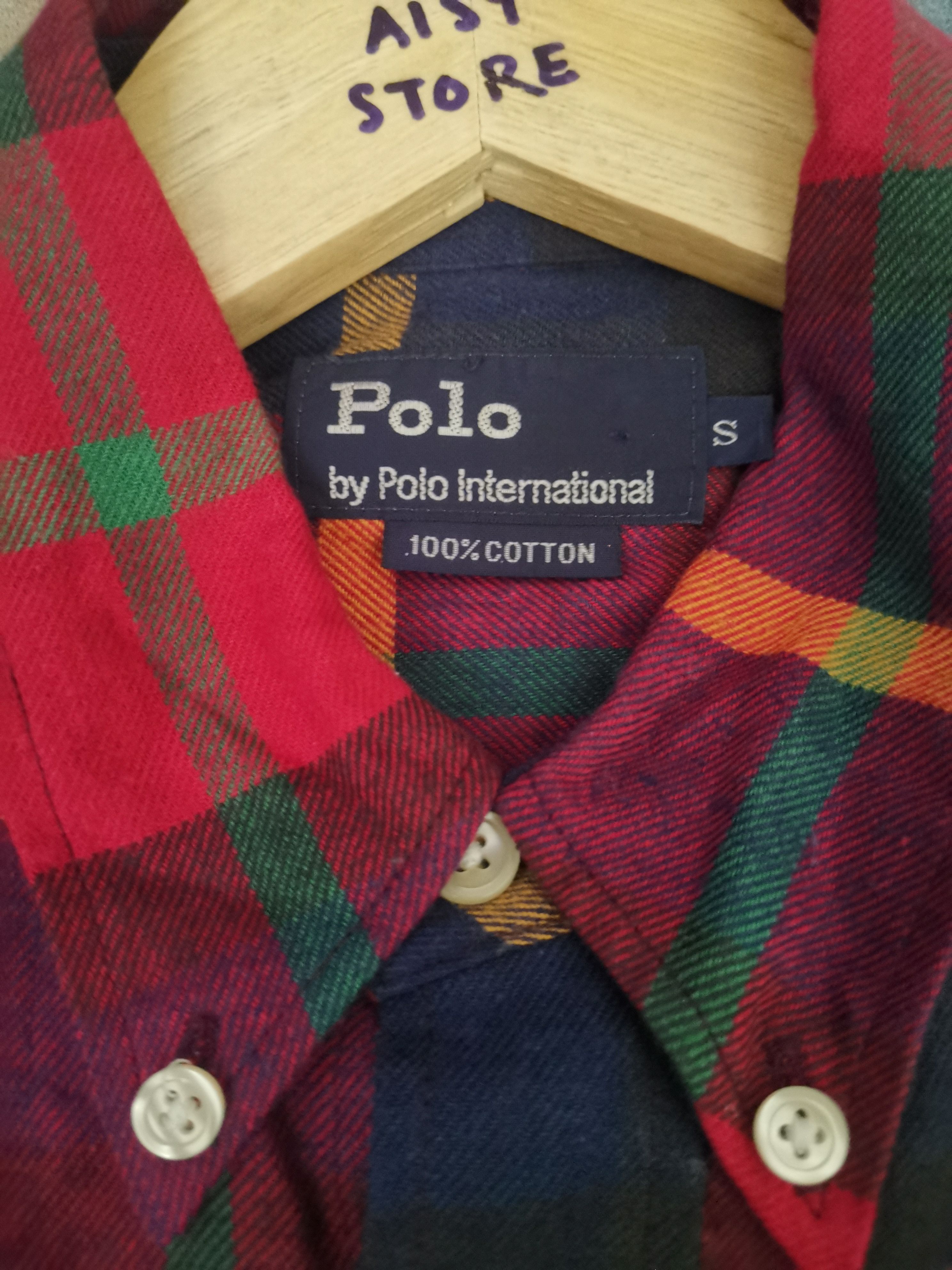 Flannel × Polo Ralph Lauren × Ralph Lauren 💎Luxury Polo International Flannel Button Up Shirt Size US S / EU 44-46 / 1 - 4 Thumbnail