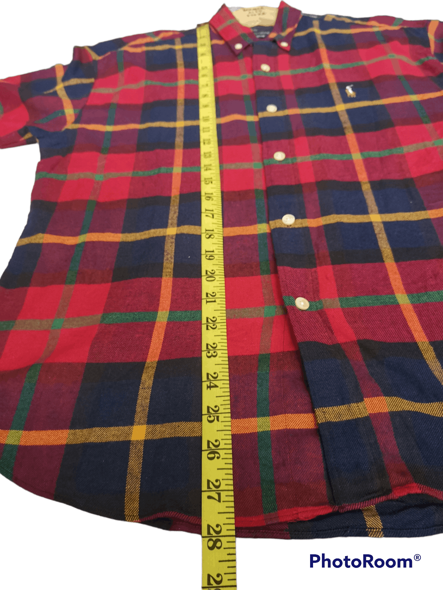 Flannel × Polo Ralph Lauren × Ralph Lauren 💎Luxury Polo International Flannel Button Up Shirt Size US S / EU 44-46 / 1 - 9 Thumbnail