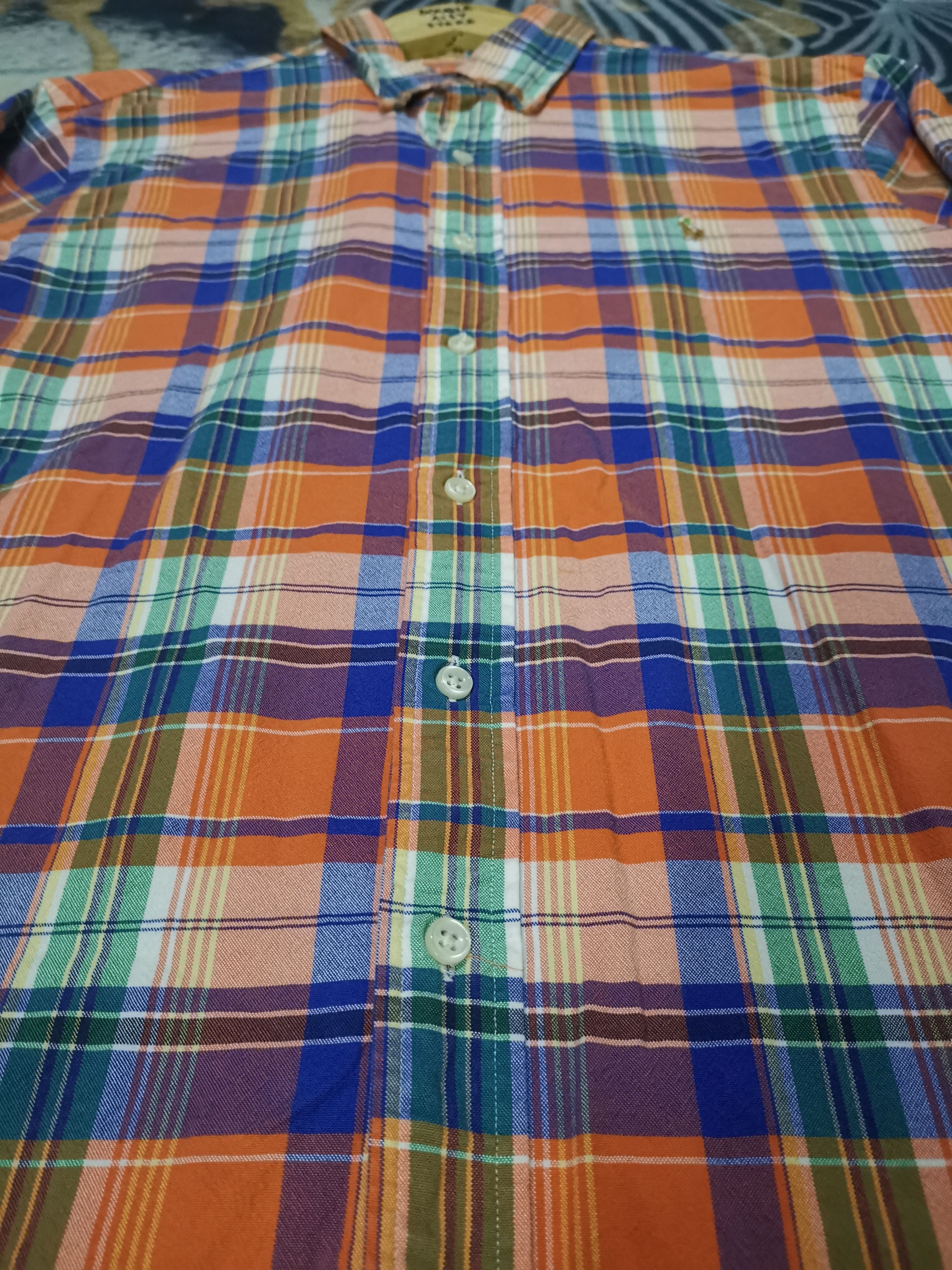 Polo Ralph Lauren × Ralph Lauren 💎Luxury Polo Ralph Lauren Stretch Oxford Button Up Shirt Size US L / EU 52-54 / 3 - 8 Thumbnail