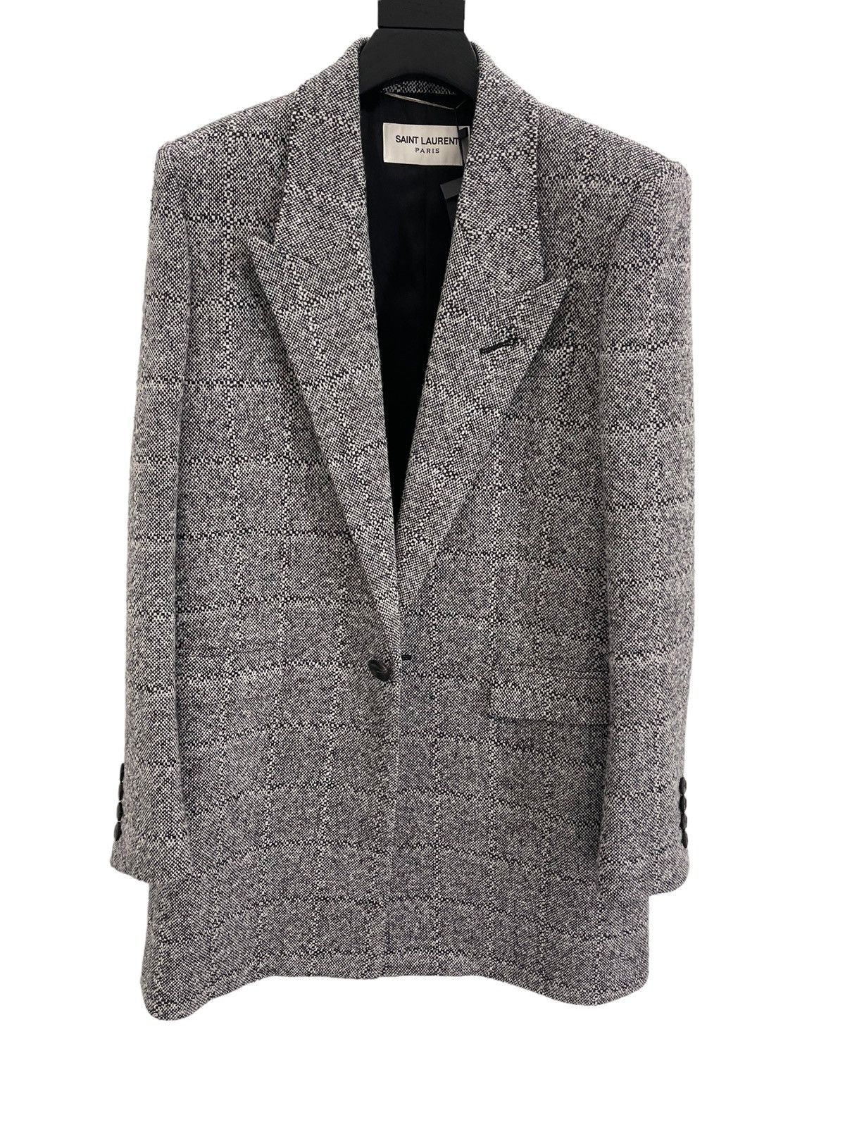 Saint Laurent Single Breasted Overcoat