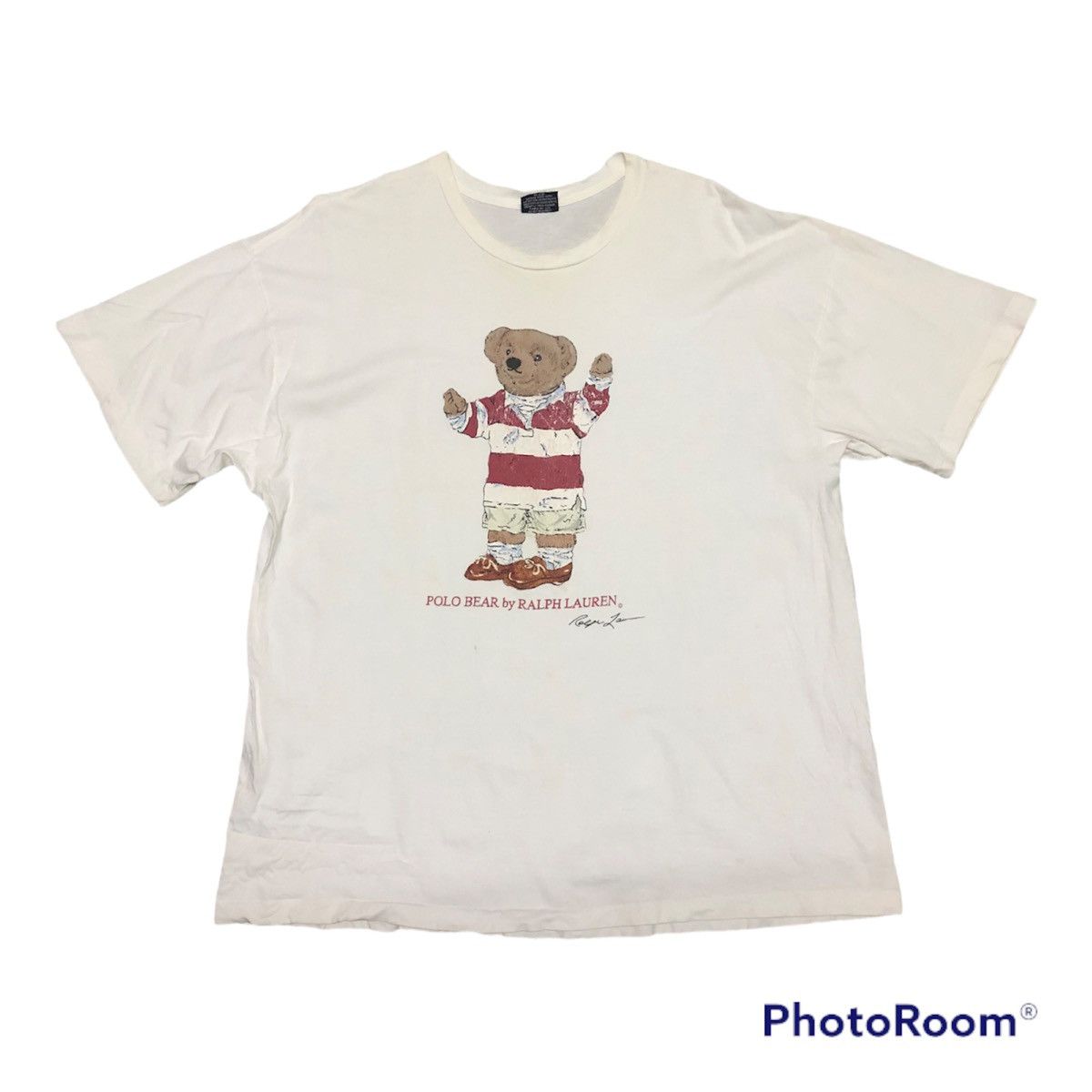 Vintage Ralph Lauren Polo Bear BigLogo Tee
