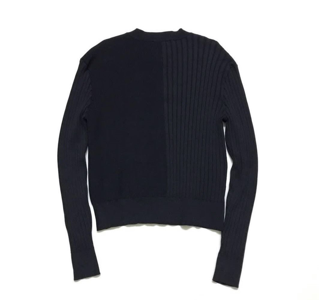 Louis Vuitton 🔥Athentic🔥Louis Vuitton Ribbed Black Cardigan Sweater Knit Size S / US 4 / IT 40 - 3 Thumbnail