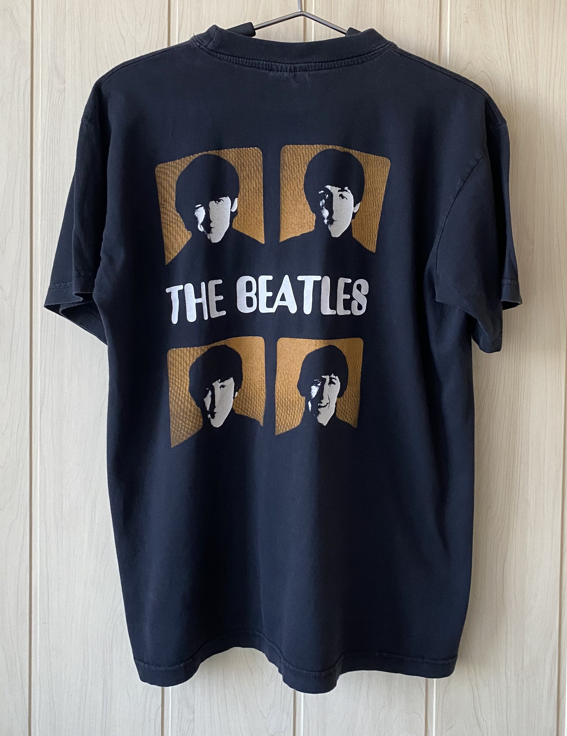 Band Tees × Vintage Vintage 90s The Beatles portraits double sided t-shirt Size US S / EU 44-46 / 1 - 5 Thumbnail
