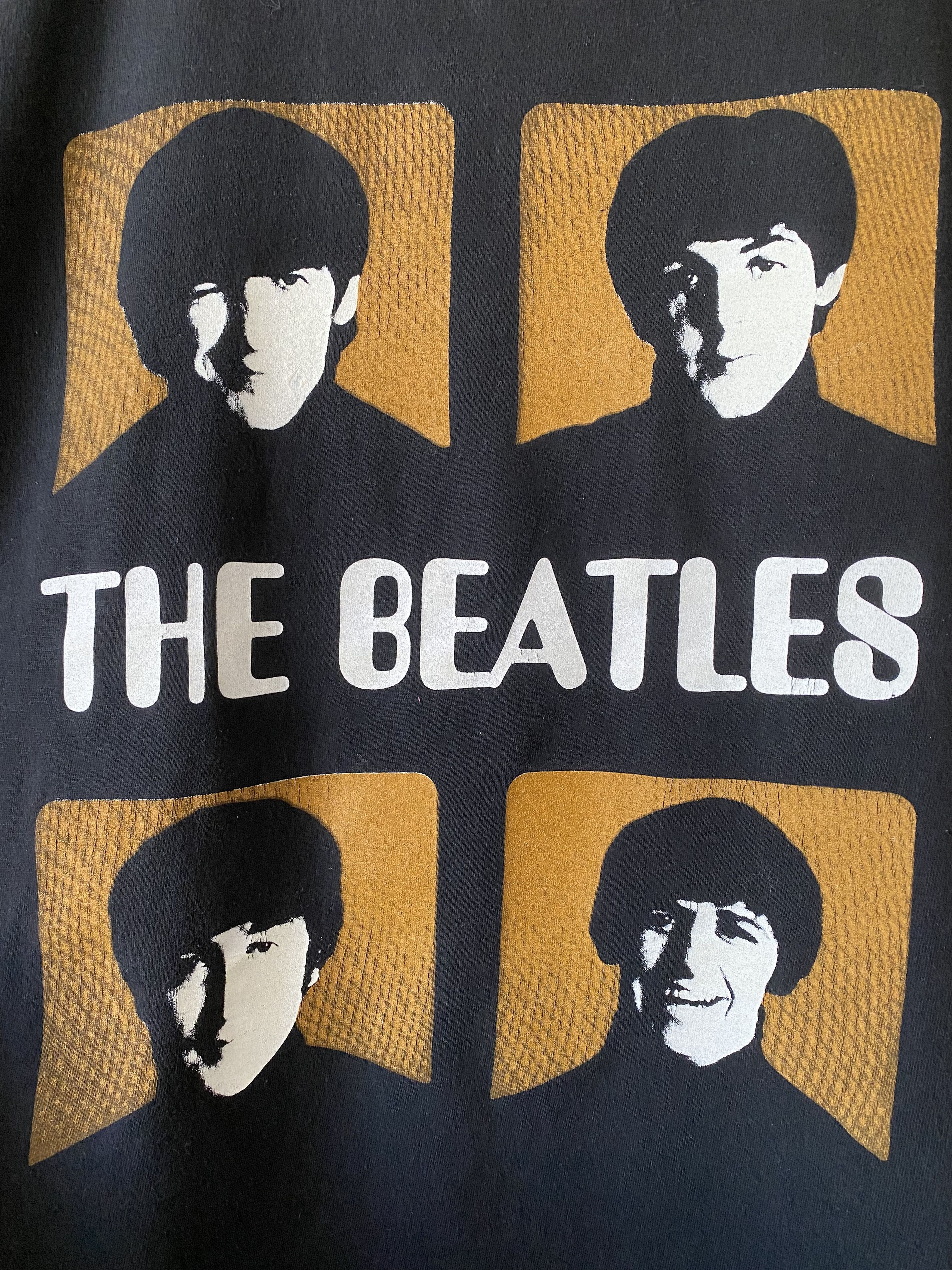 Band Tees × Vintage Vintage 90s The Beatles portraits double sided t-shirt Size US S / EU 44-46 / 1 - 2 Thumbnail