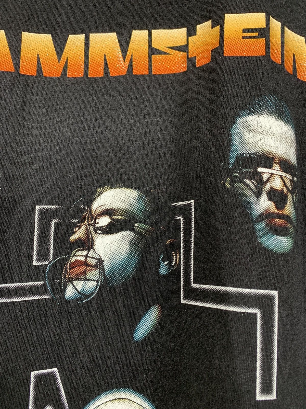 Band Tees Vintage Rammstein Sehnsucht Black Band T-Shirt Size US L / EU 52-54 / 3 - 12 Thumbnail