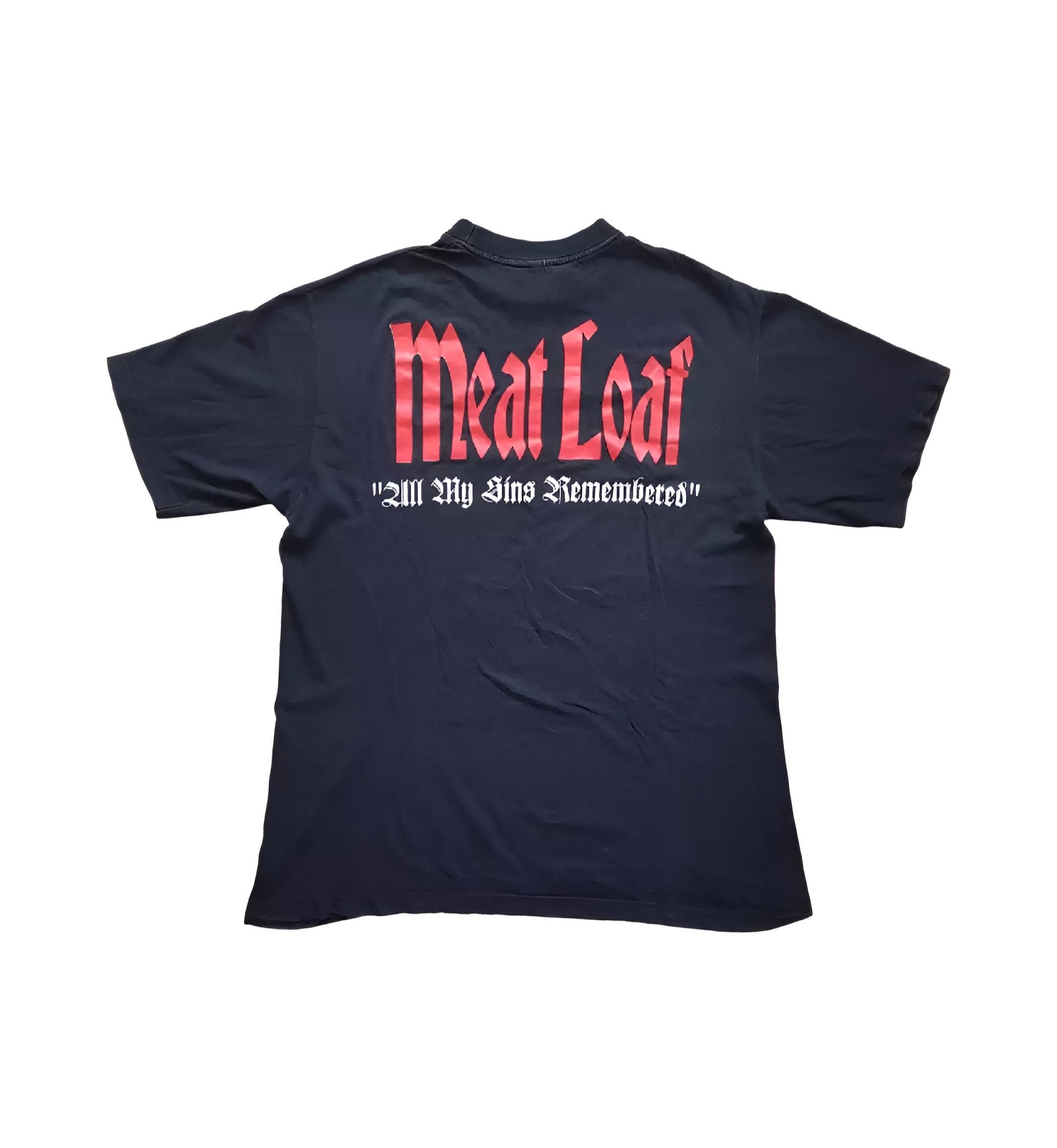 Vintage Vintage 1994 XL Meat Loaf All My Sins Remembered Size US XL / EU 56 / 4 - 2 Thumbnail