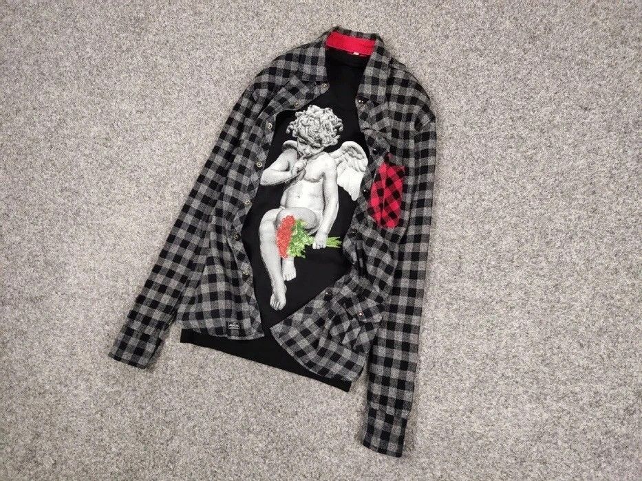 Flannel Vintage Flannel Shirt Plaid Checkered Travis Scott Style Size US M / EU 48-50 / 2 - 3 Thumbnail
