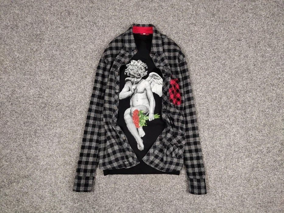 Flannel Vintage Flannel Shirt Plaid Checkered Travis Scott Style Size US M / EU 48-50 / 2 - 1 Thumbnail