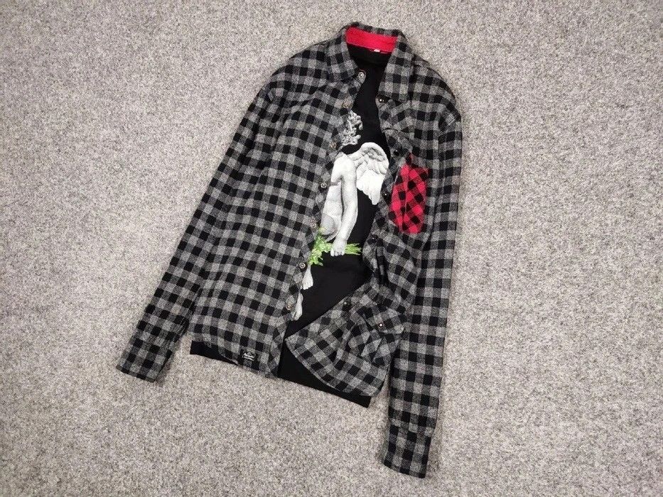 Flannel Vintage Flannel Shirt Plaid Checkered Travis Scott Style Size US M / EU 48-50 / 2 - 4 Thumbnail