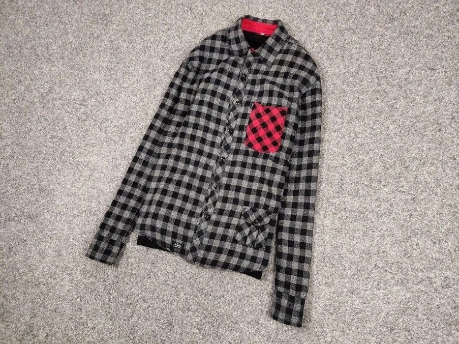 Flannel Vintage Flannel Shirt Plaid Checkered Travis Scott Style Size US M / EU 48-50 / 2 - 6 Thumbnail