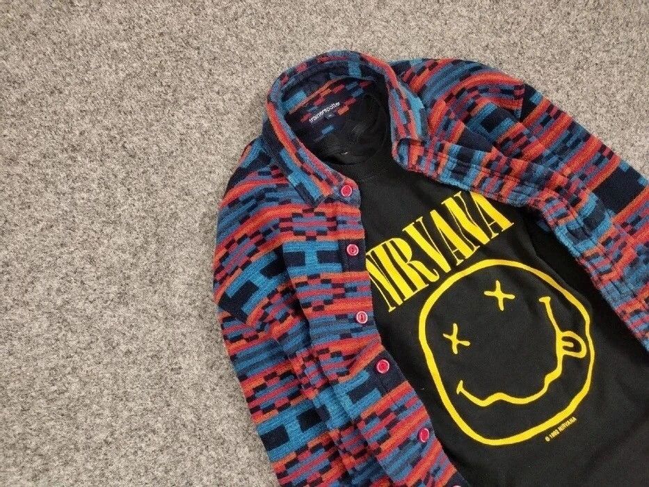 Flannel Vintage Checkered Flannel Shirt Travis Scott Style Hype Size US M / EU 48-50 / 2 - 5 Thumbnail