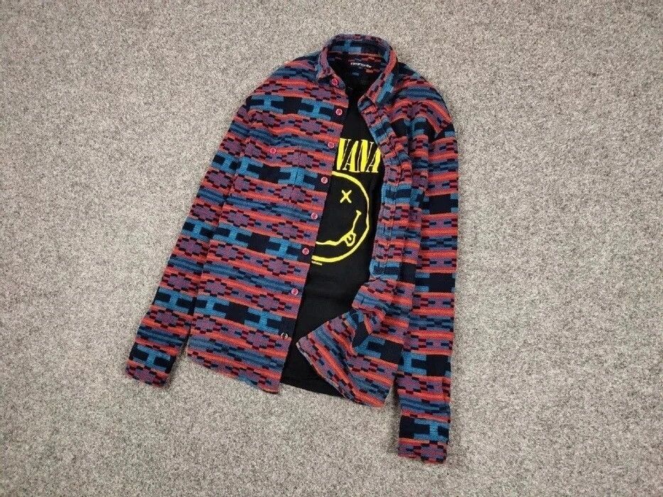 Flannel Vintage Checkered Flannel Shirt Travis Scott Style Hype Size US M / EU 48-50 / 2 - 3 Thumbnail