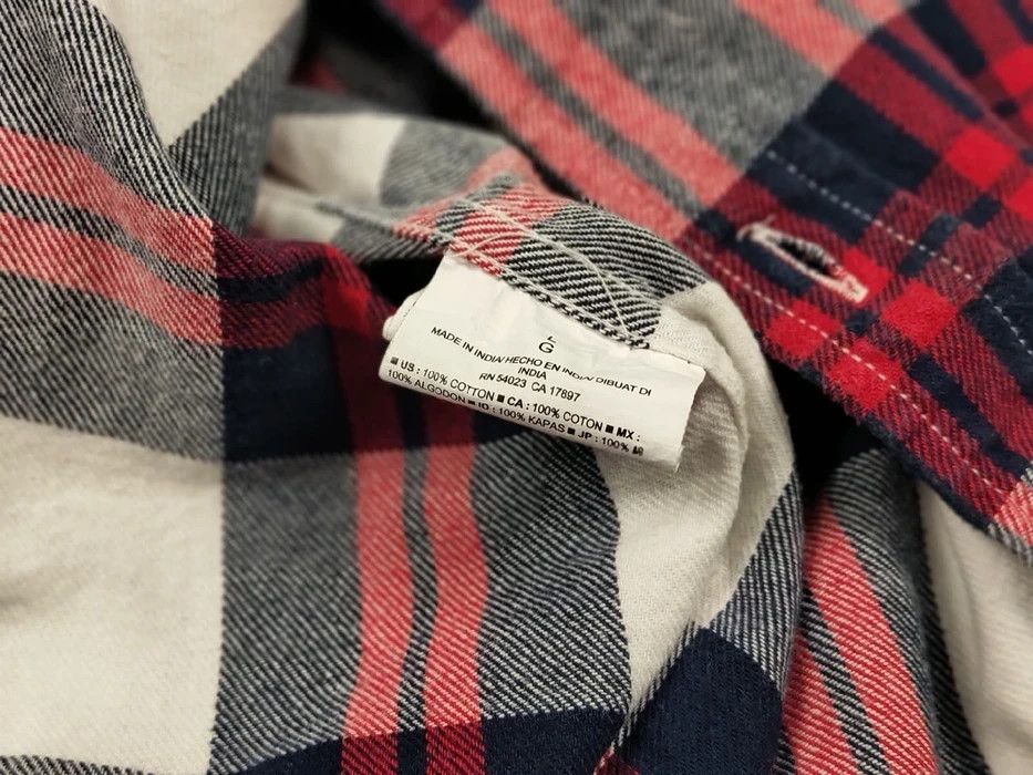 Flannel Vintage Flannel Shirt Travis Scott Style Streetwear Hype Size US L / EU 52-54 / 3 - 10 Thumbnail