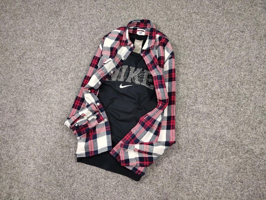 Flannel Vintage Flannel Shirt Travis Scott Style Streetwear Hype Size US L / EU 52-54 / 3 - 3 Thumbnail