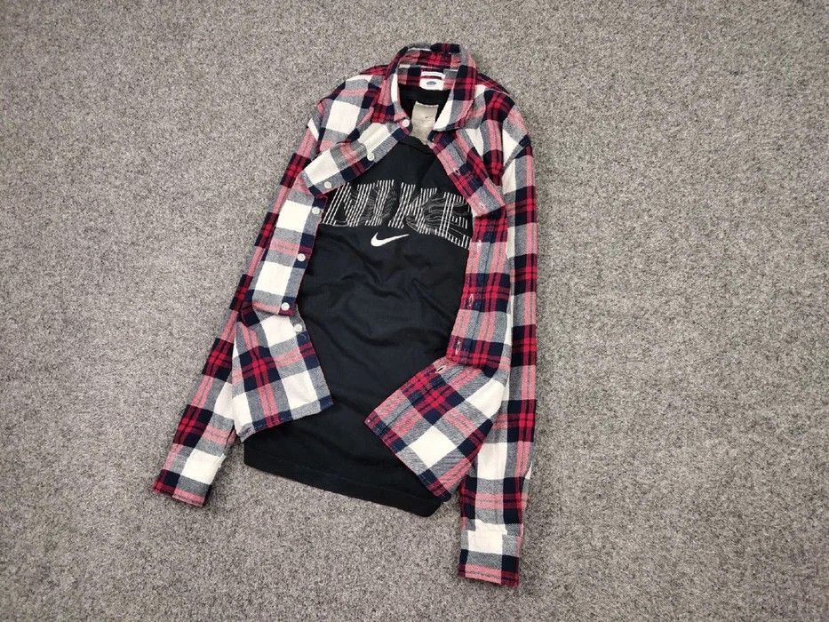 Flannel Vintage Flannel Shirt Travis Scott Style Streetwear Hype Size US L / EU 52-54 / 3 - 2 Thumbnail