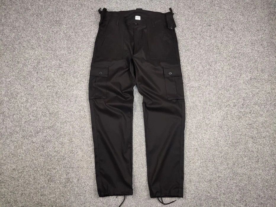 Japanese Brand Vintage 90's Military Black Cargo Pants Travis Scott Japan Size US 36 / EU 52 - 5 Thumbnail